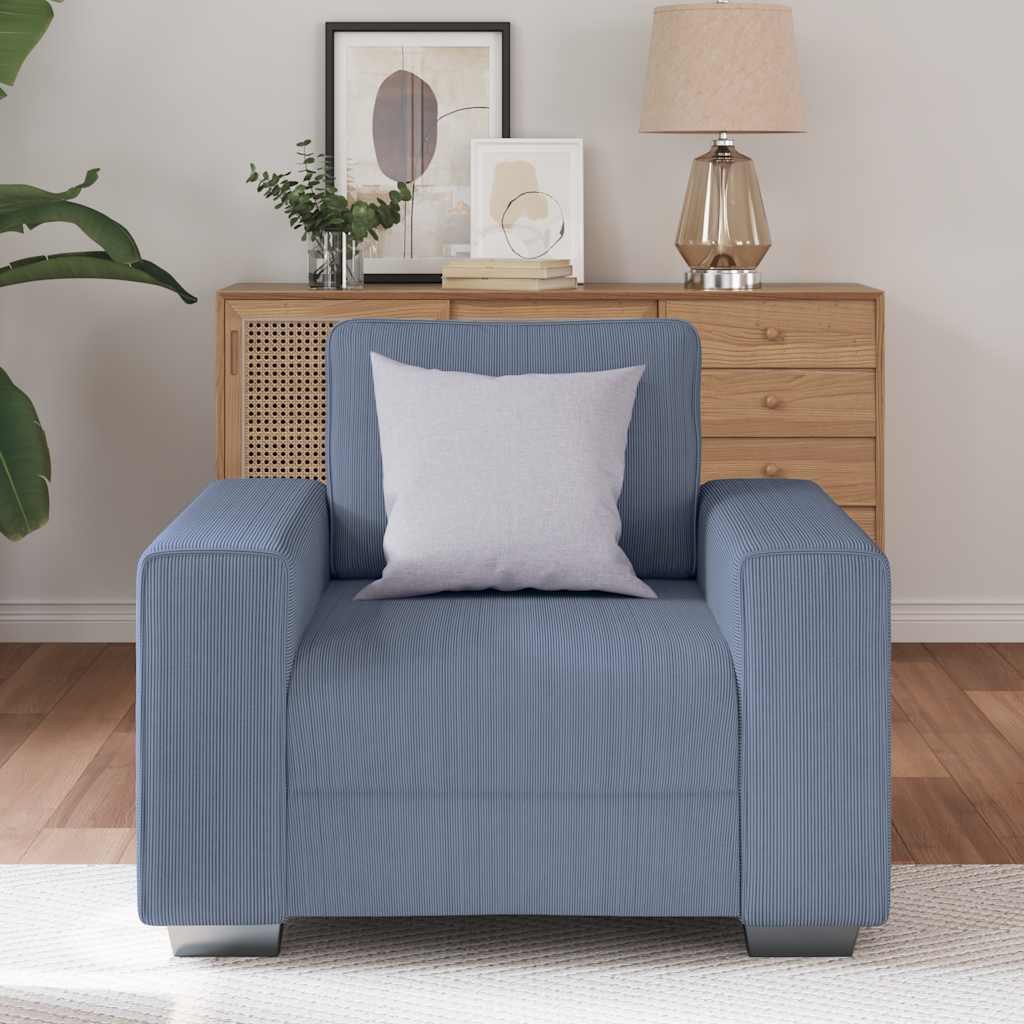 vidaXL Sofa Sessel Blau 60 cm günstig online kaufen