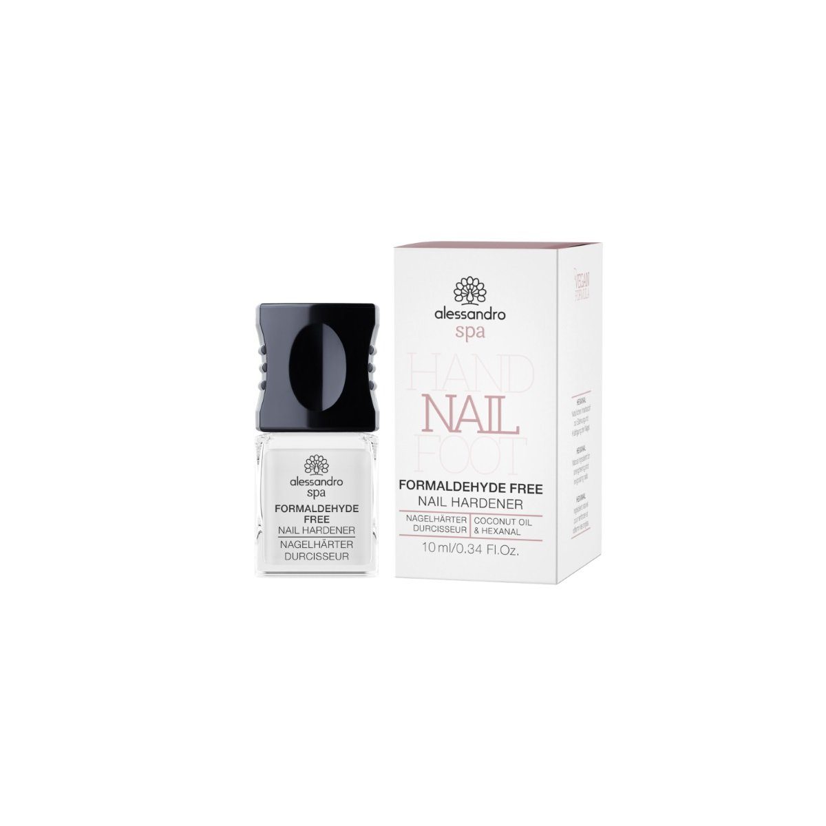 alessandro international Nagellack Nail 10 Stabilität der Spa Hardener Alessandro Mehr ml, Sensitive Nägel