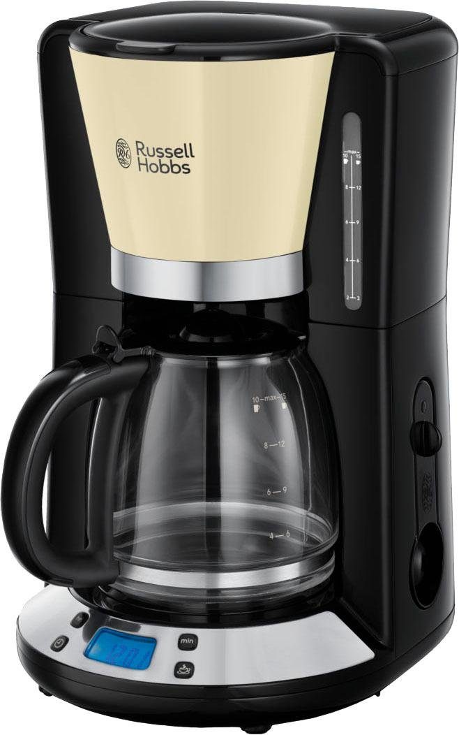 RUSSELL HOBBS Filterkaffeemaschine Colours Plus+ 24033-56, 1,25l Kaffeekanne,  Papierfilter 1x4, WhirlTech-Brühtechnologie–für ein hervorragendes Aroma