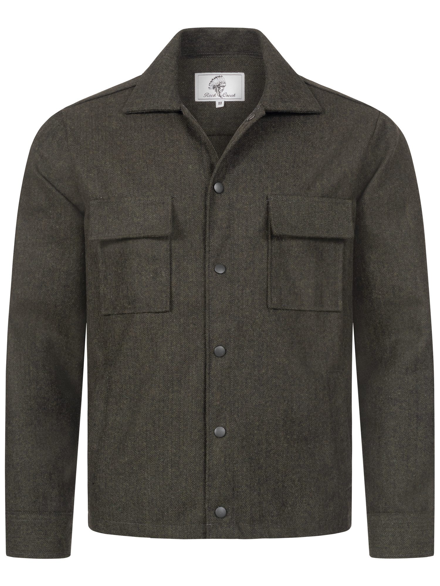 Flanellhemd Herren Hemd Übergangsjacke H-371