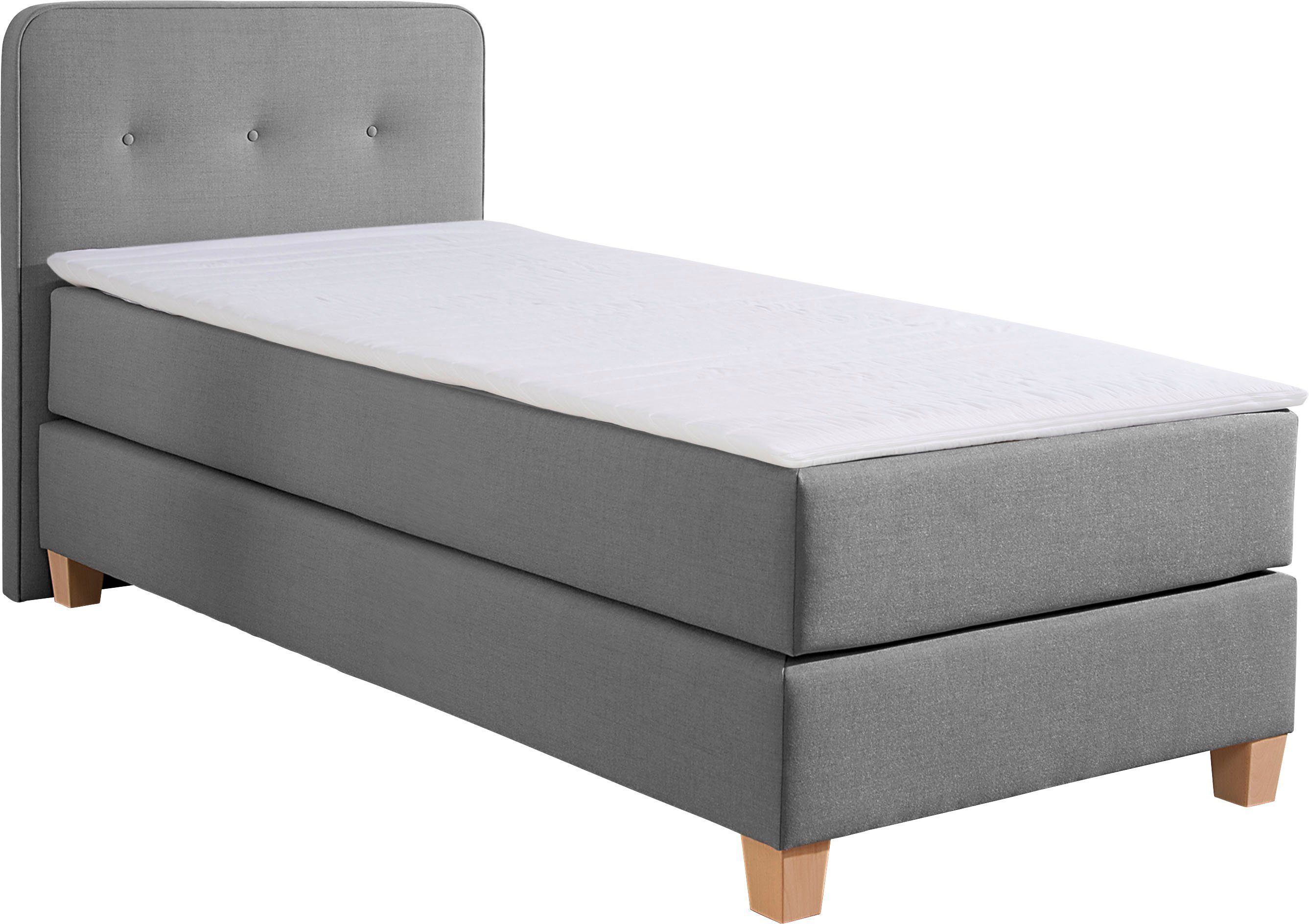 Home affaire Boxspringbett Fargo, inkl. Topper, günstig online kaufen