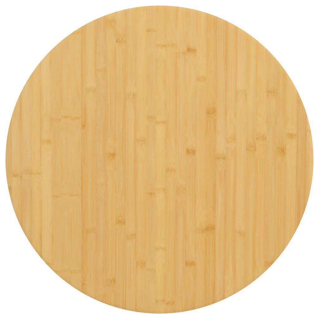 furnicato Tischplatte Ø60x1,5 cm Bambus (1 St)