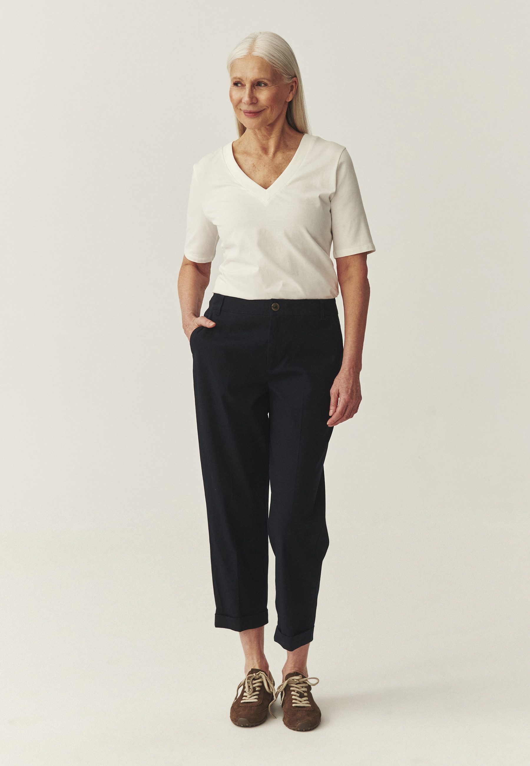 TATUUM Klassische Bluse Lockere Cotton Blouse - Raba
