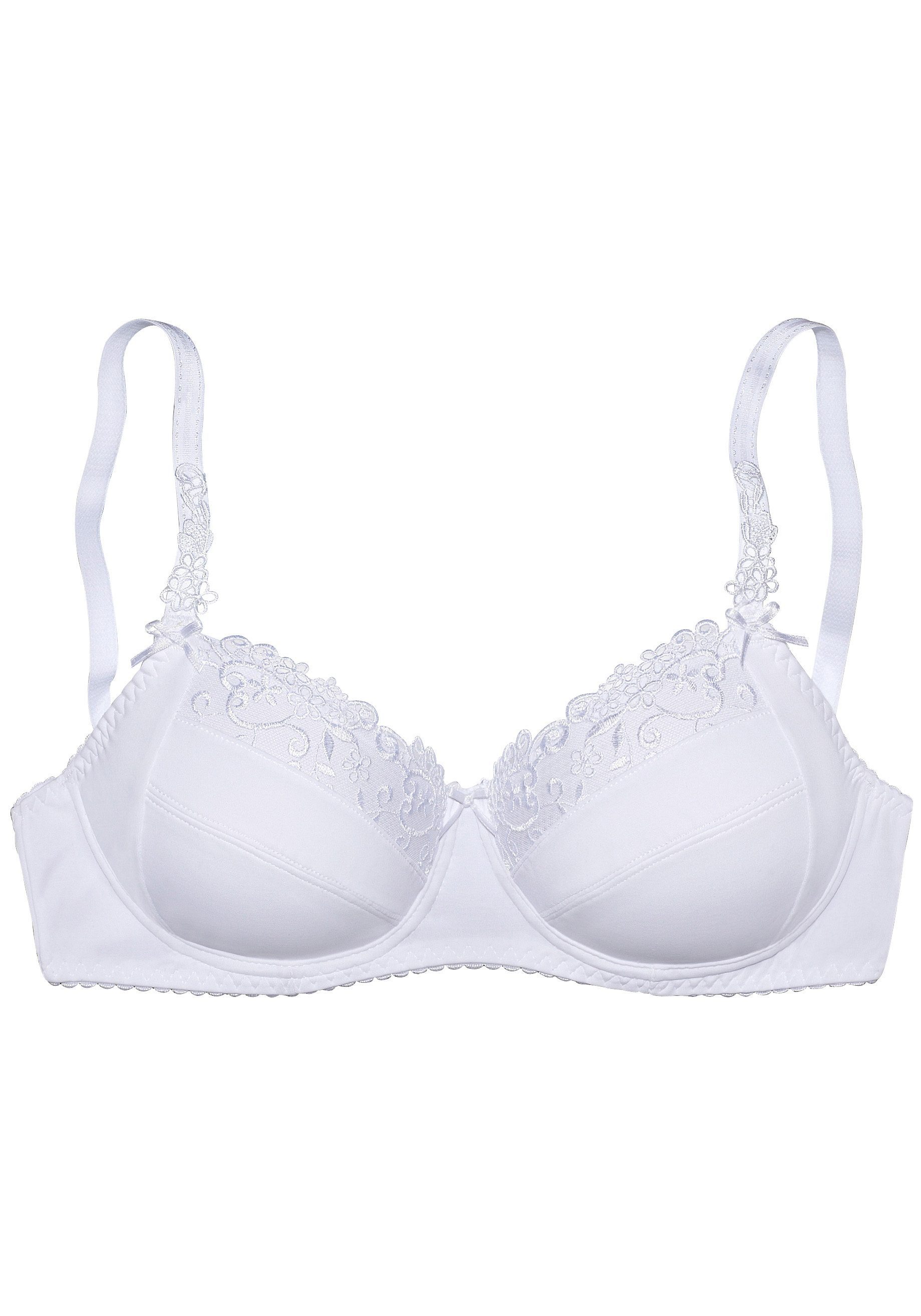 Nuance by Lascana Bügel-BH, Dirndl-BH mit wunderschöner Stickerei – auch ideal für große Größen – Bild 2 von 5