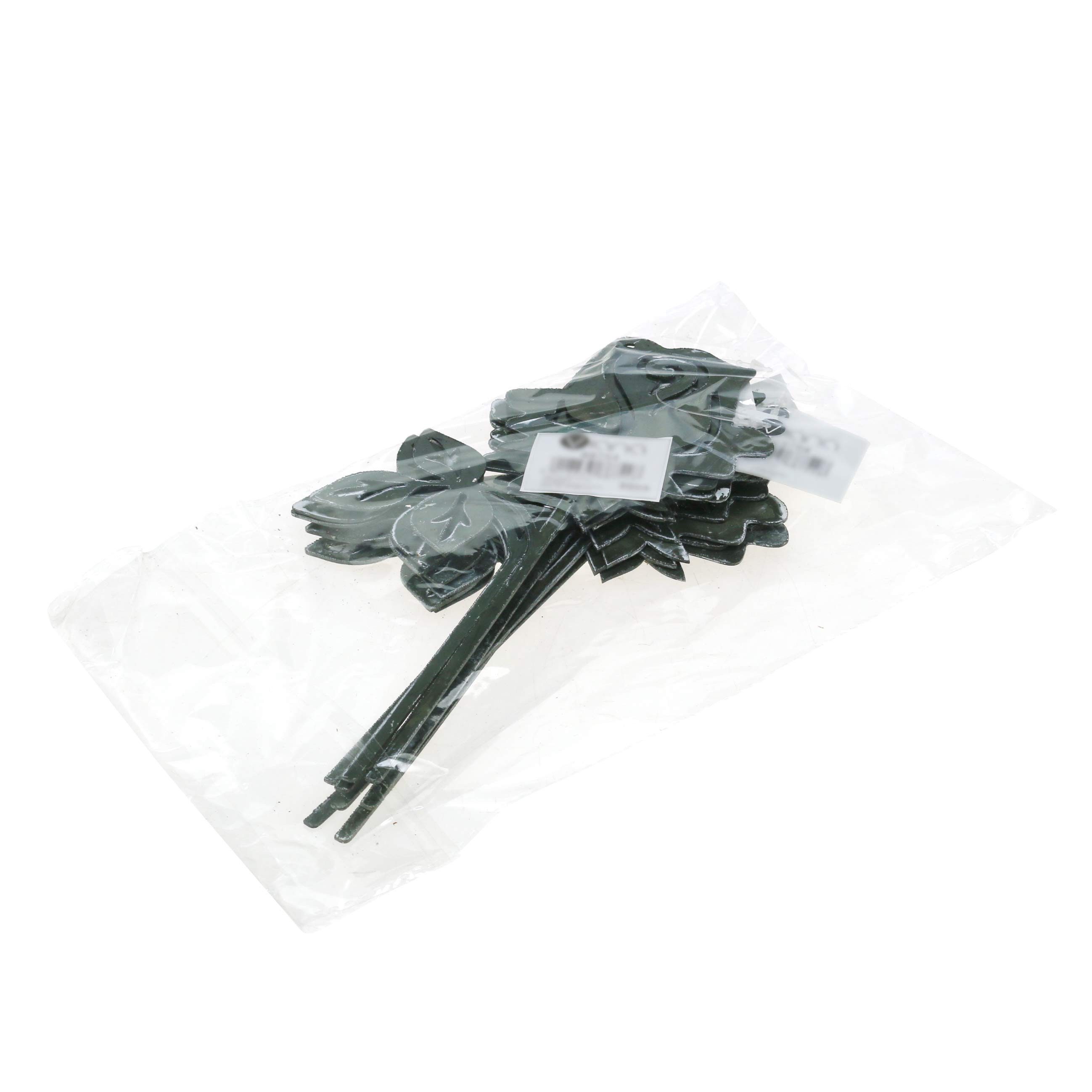Florists Products Engelfigur Metallstecker Rose Deko Silber-Grau, Weiß gewaschen, 20cm x, 8 Stück