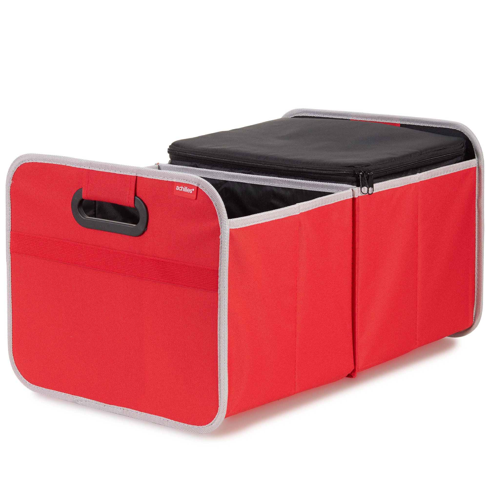 achilles Klappbox Auto Faltbox mit Kühleinsatz, Faltbare Kühlbox, Kofferraum-Organizer, 40 l