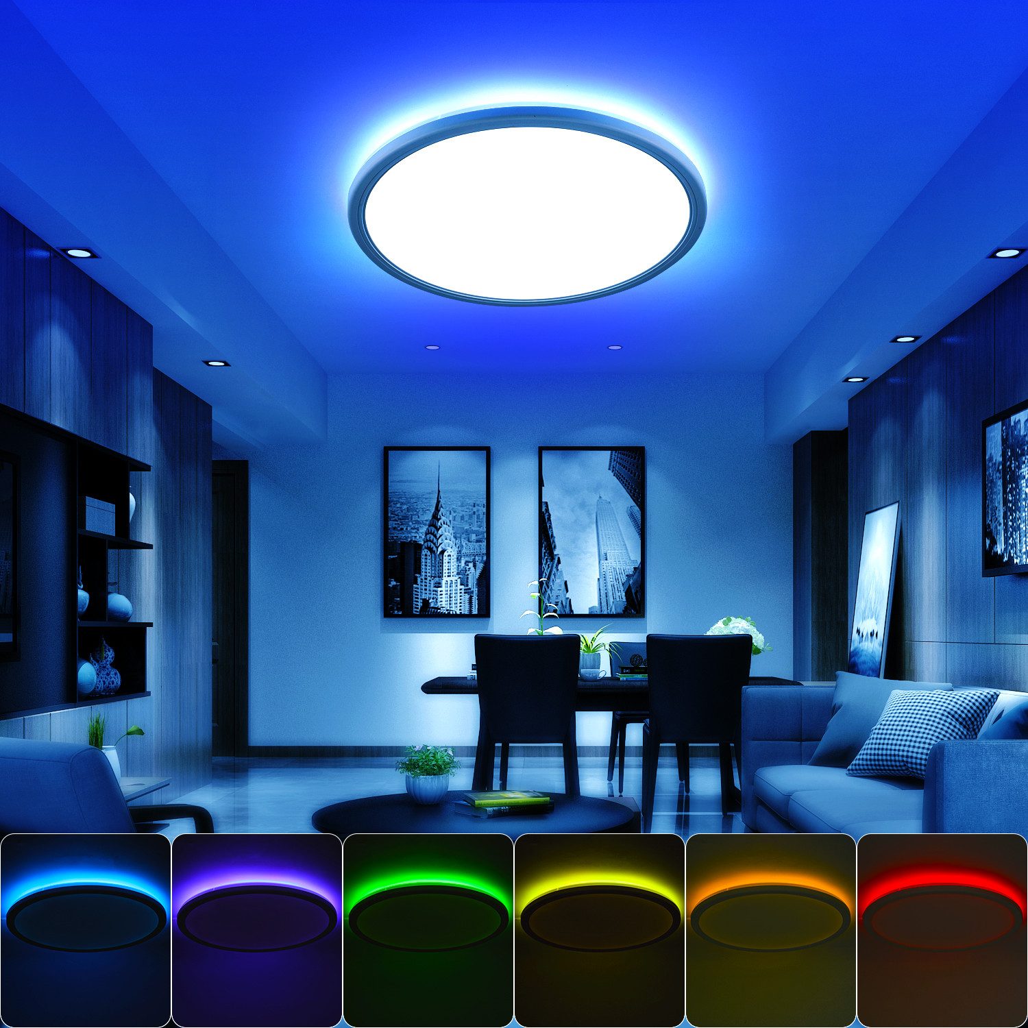 WILGOON LED Deckenleuchte Ultra Dünn LED günstig online kaufen