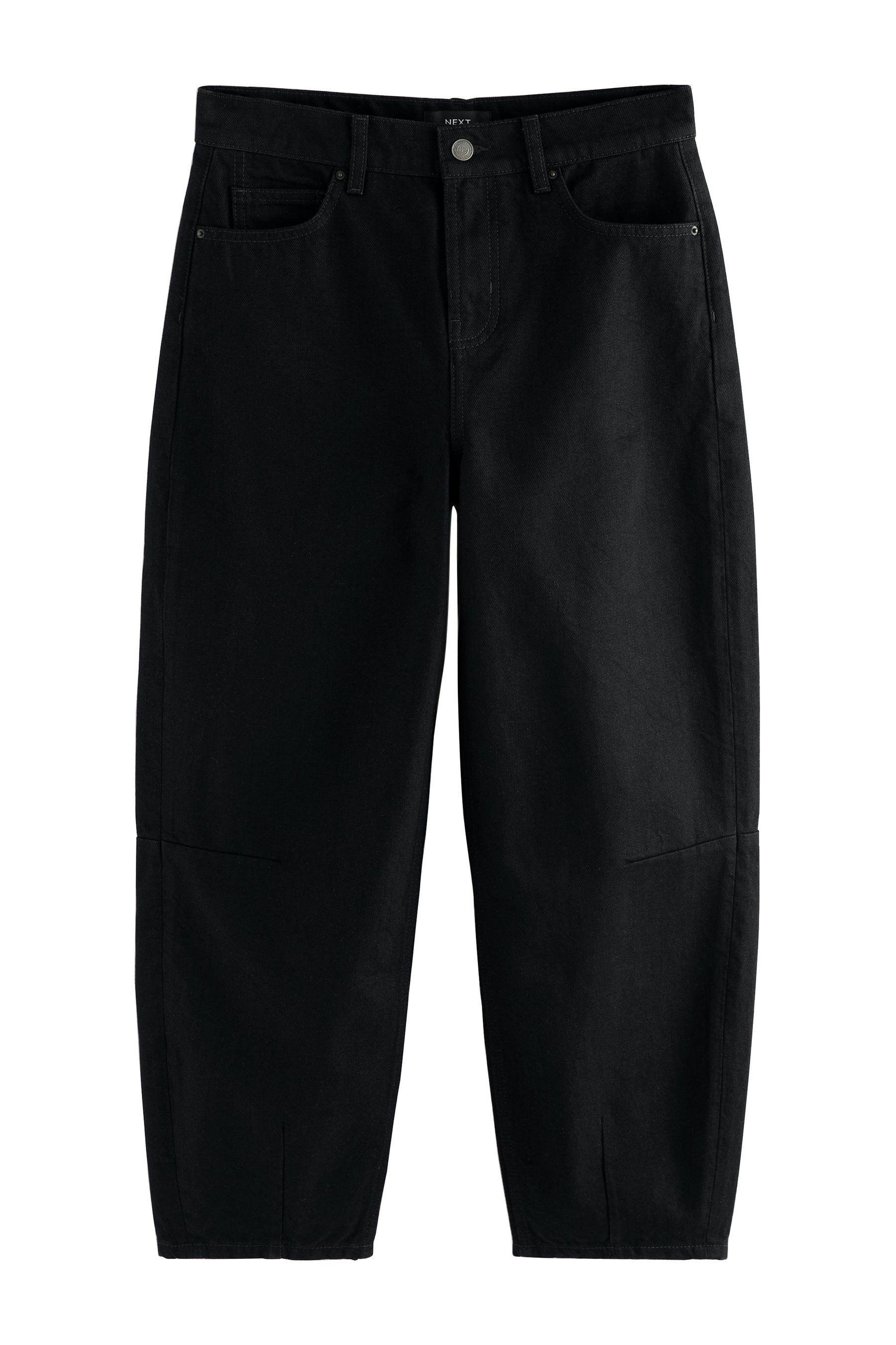 Next Tapered-fit-Jeans Barrel-Jeans mit hohem Bund (1-tlg)