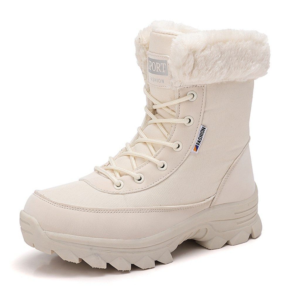 HUSK'SWARE Bequeme Winter-Schneestiefel Snowboots (Individuell anpassbare Schnürung, Warmes Winterdesign)
