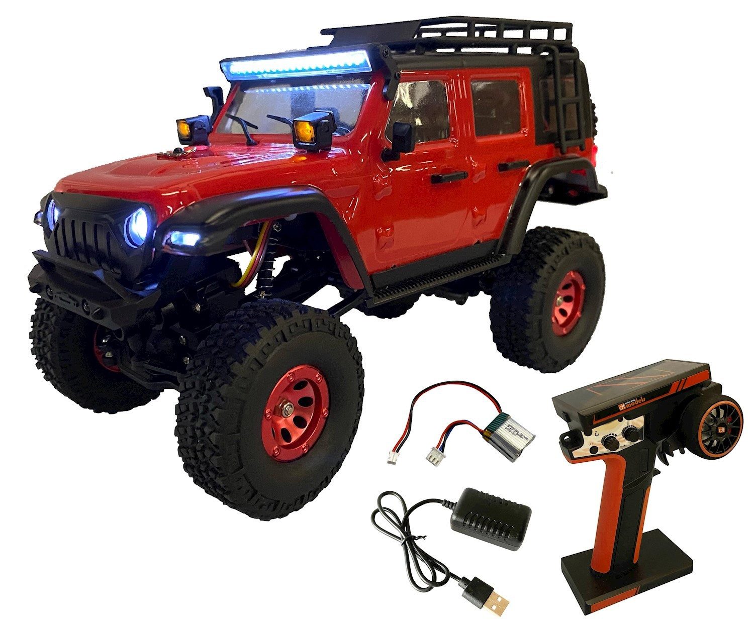 DF-Models RC-Quadrocopter DF Models RC Crawler DF-4XS 1:24 XL RTR