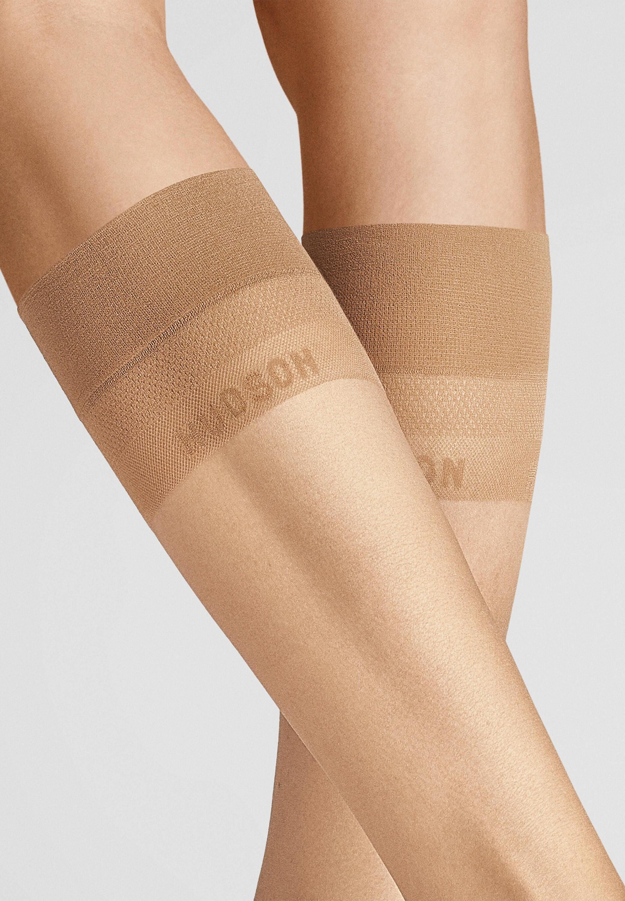 Hudson Feinkniestrümpfe Light 8 (1-Paar) Kniestrümpfe im perfekten Nude-Look