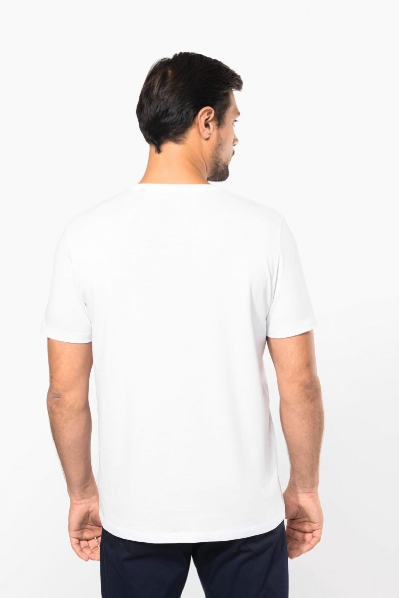 Kariban Rundhalsshirt Supima® Herren-T-Shirt Rundhalsausschnitt und kurzen Ärmeln