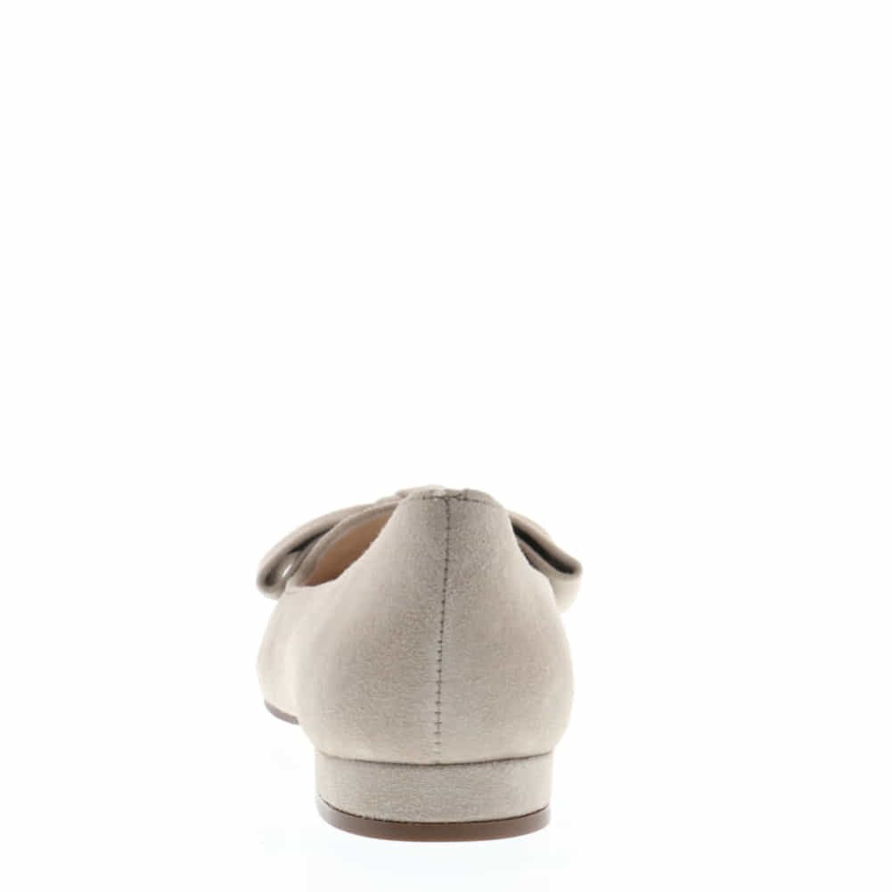 XAVER LUIS Schuhmanufaktur Ballerinas Cocos mit Schleife corda beige Ballerina