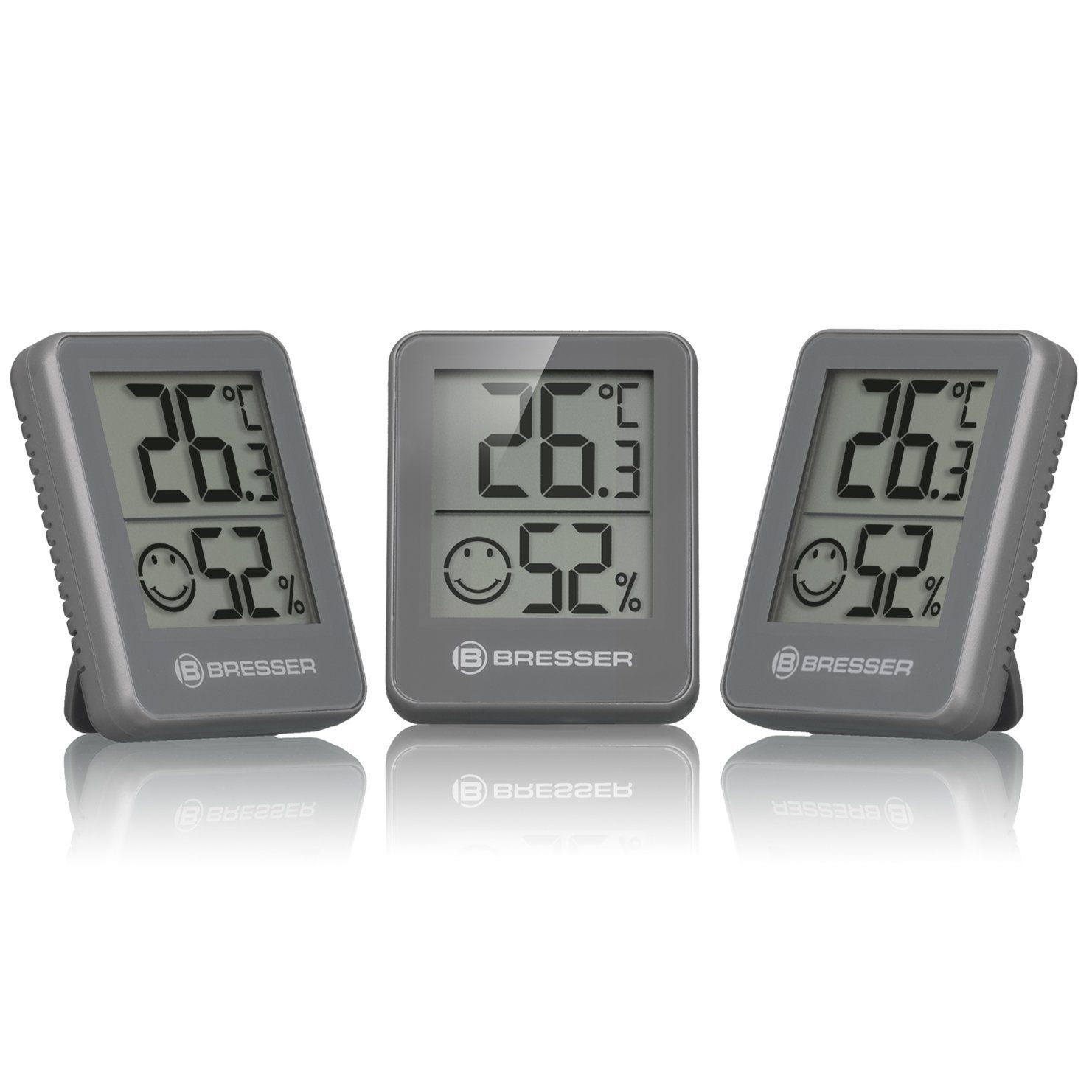 BRESSER Hygrometer BRESSER ClimaTemp Thermo-Hygrometer 6er-Set – Bild 4 von 5