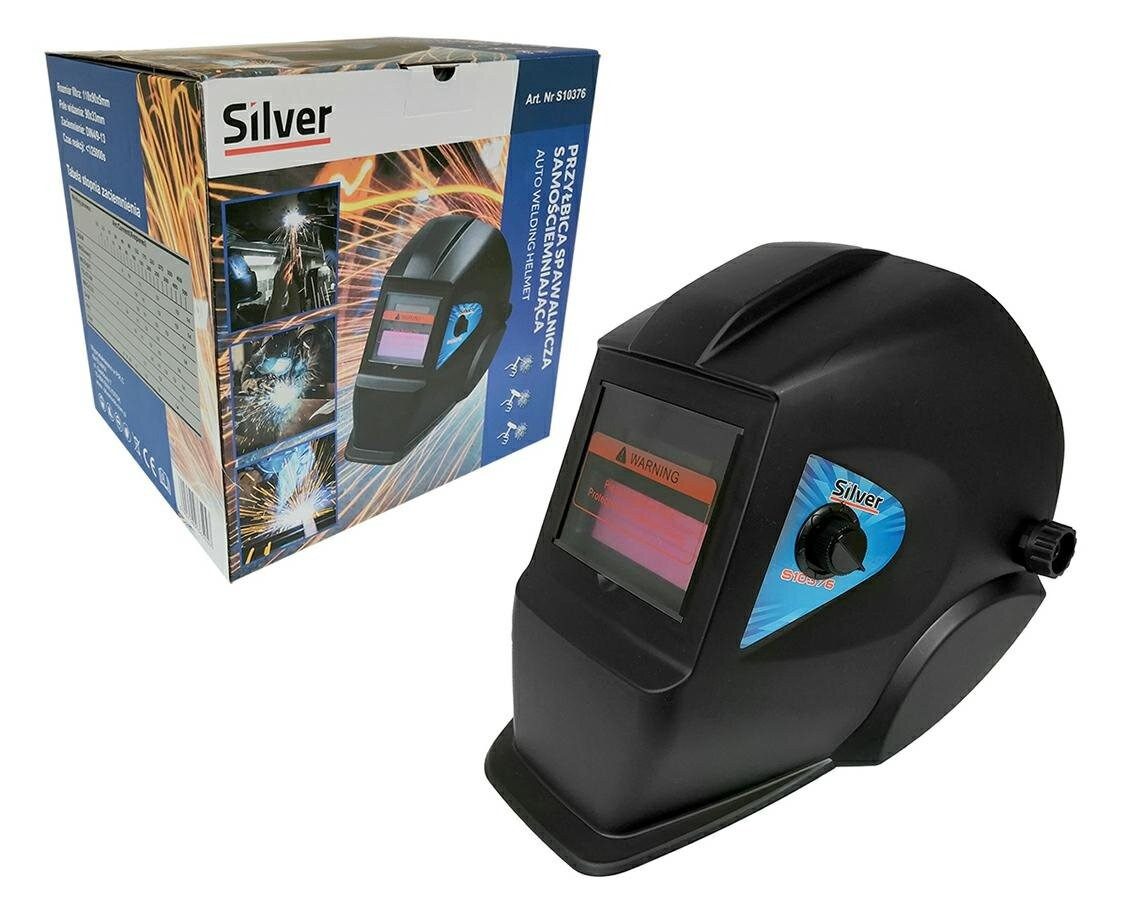 Silver Schweißhelm SILBERNER AUTOMATIKSCHWEISSHELM /10376