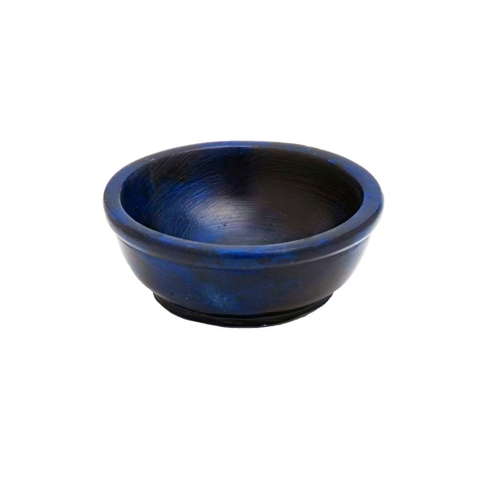 NKlaus Räucherschale Räucherschale Blau Rauchgefäß 6,5cm Durchmesser De, Handgearbeitete