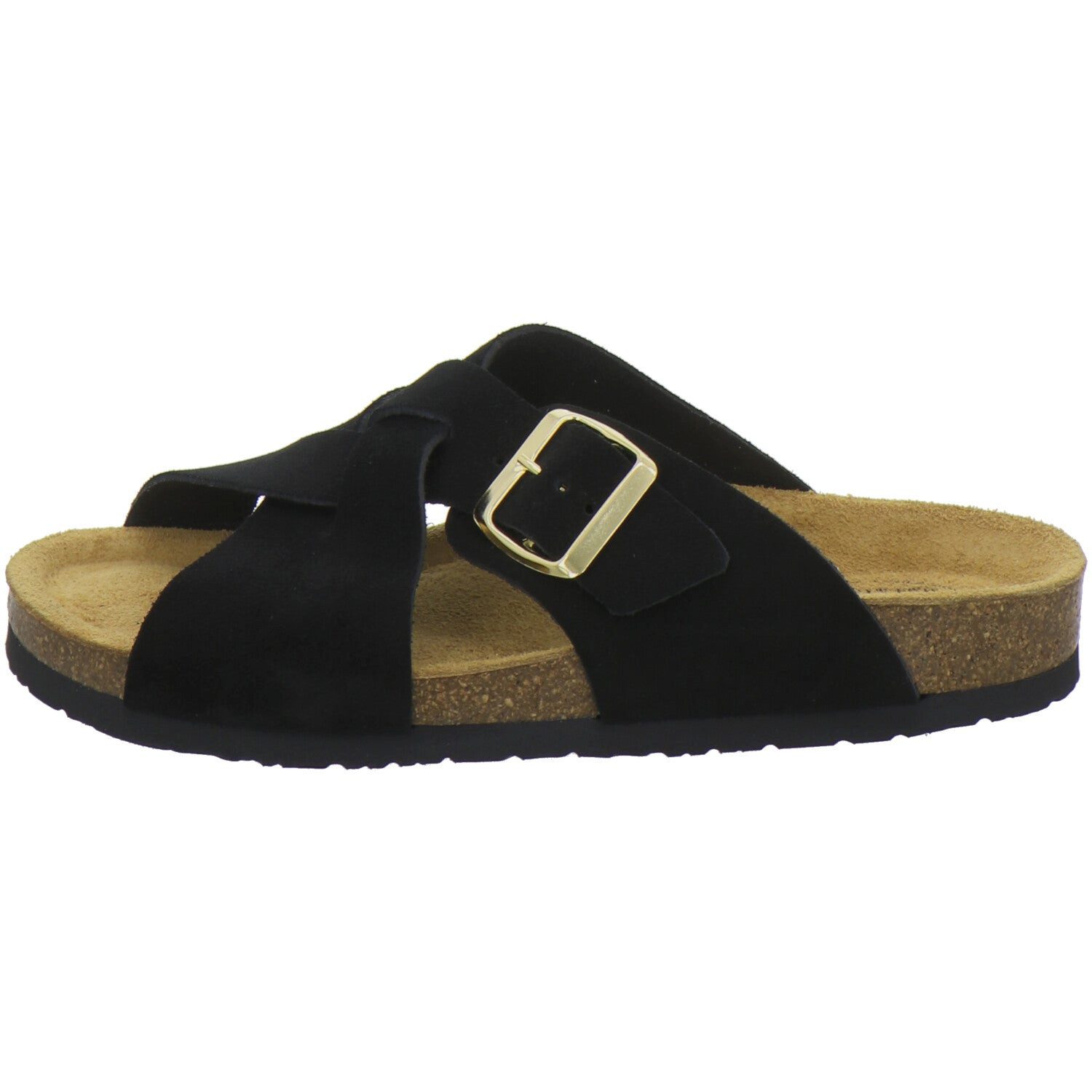 AFS-Schuhe Damen Kralle Pantolette aus Veloursleder mit Fußbett, Made in Germany – Bild 5 von 5