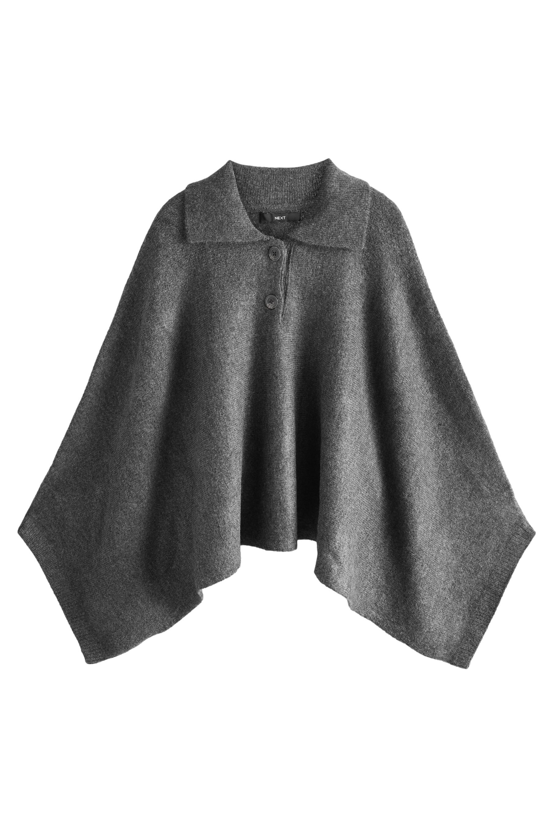 Next Strickponcho Poncho mit Kragen (1-tlg) günstig online kaufen