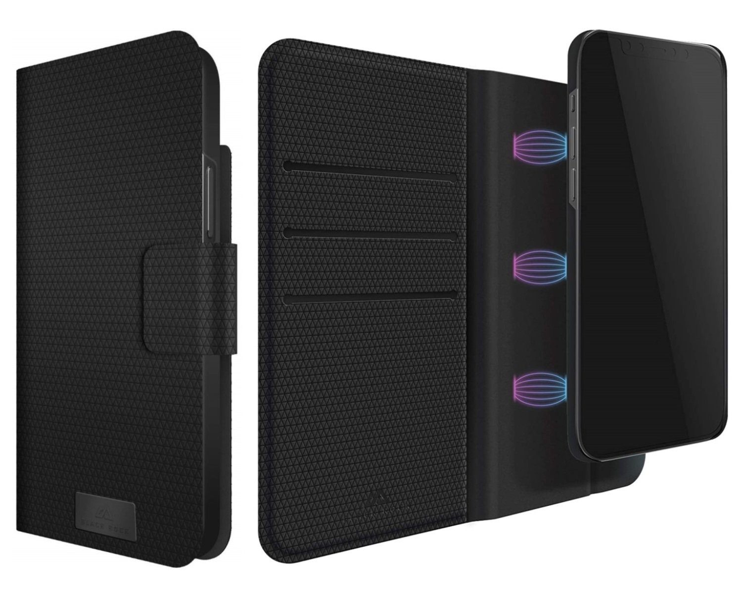 Black Rock Handyhülle Klapp-Tasche Schutz-Hülle Cover Flip-Case, Wallet Booklet mit Geldfach Kartenfach Etui für Apple iPhone 12 mini