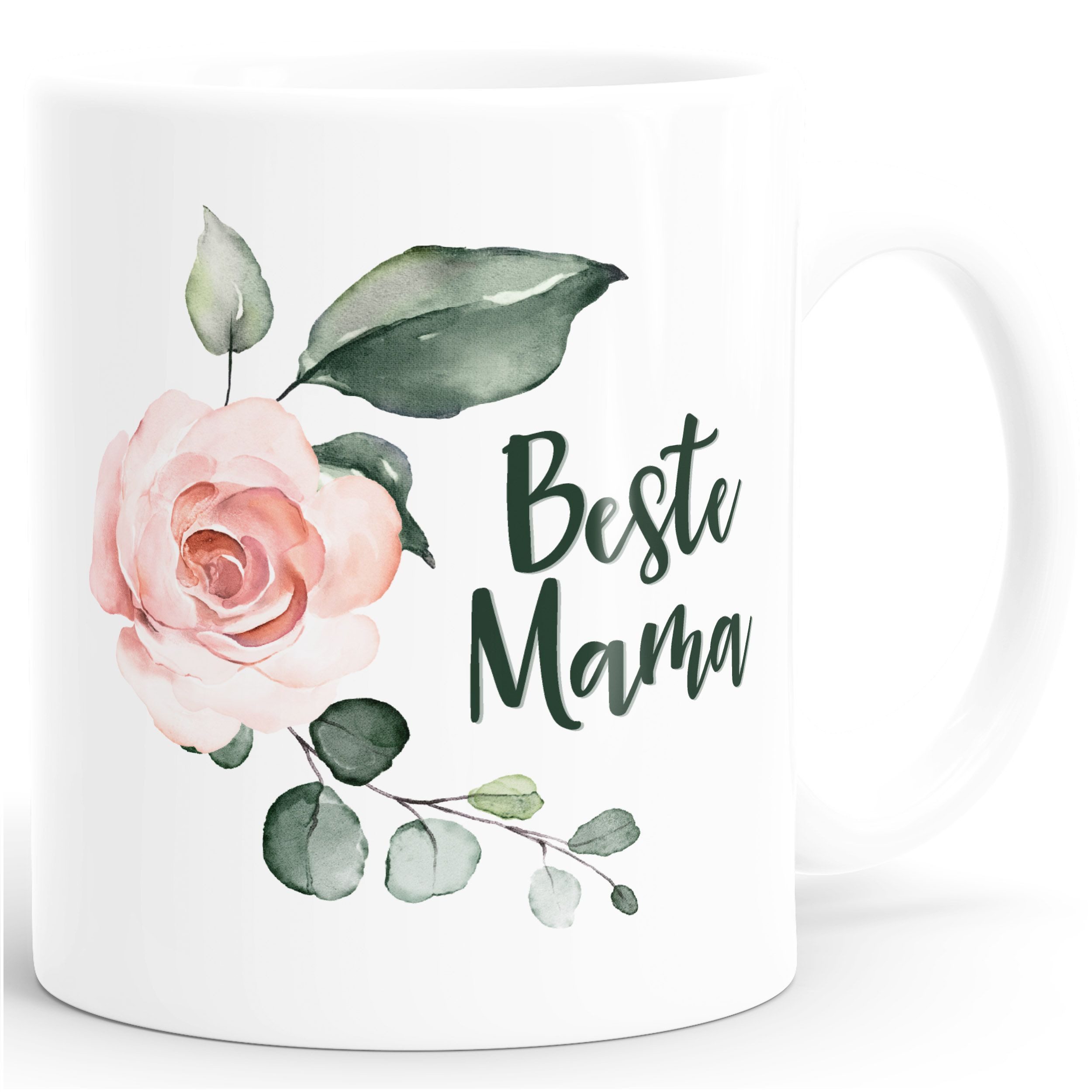 Tasse Kaffee-Tasse Beste Mama Geschenk Muttertag Geschenk-Tasse MoonWorks®