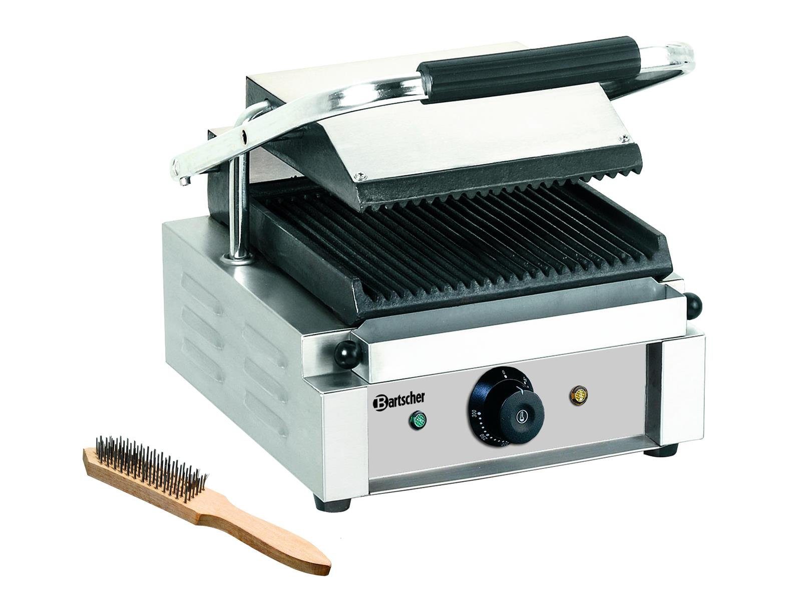 Bartscher Kontaktgrill Kontaktgrill 1800 1R, Grillfläche gerillt, A150670