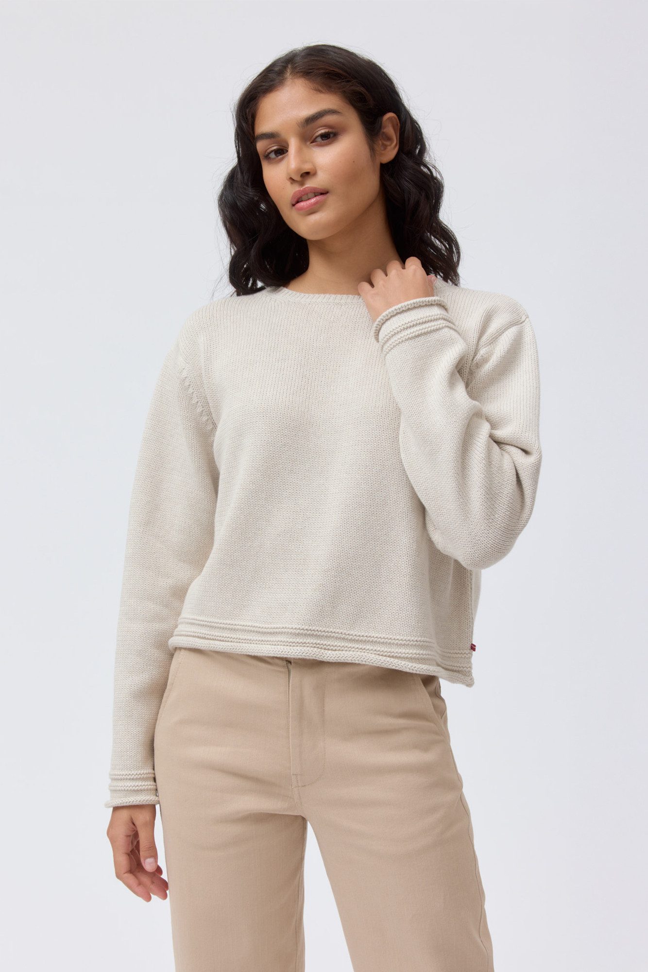 Strickpullover aus Bio-Baumwolle