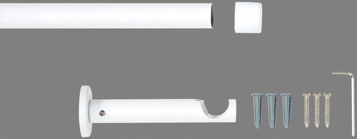 Good Life Vorhangstange Gorra, Ø 20 mm, 1-läufig, Fixmaß, mit Bohren, versc günstig online kaufen