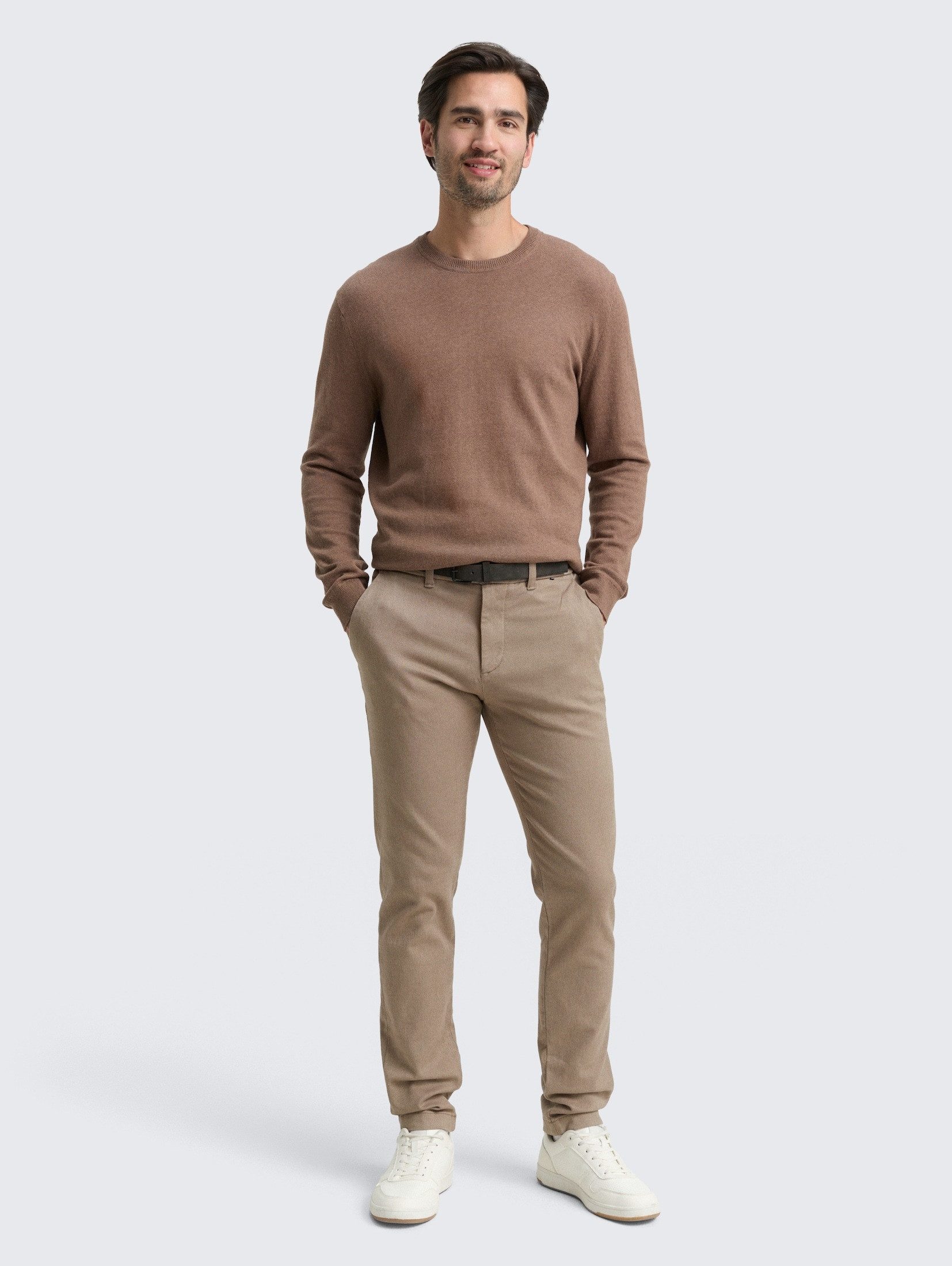 TOM TAILOR Chinohose Hosen & Chino TTTRAVIS SLIM Chino Hose mit Gürtel günstig online kaufen