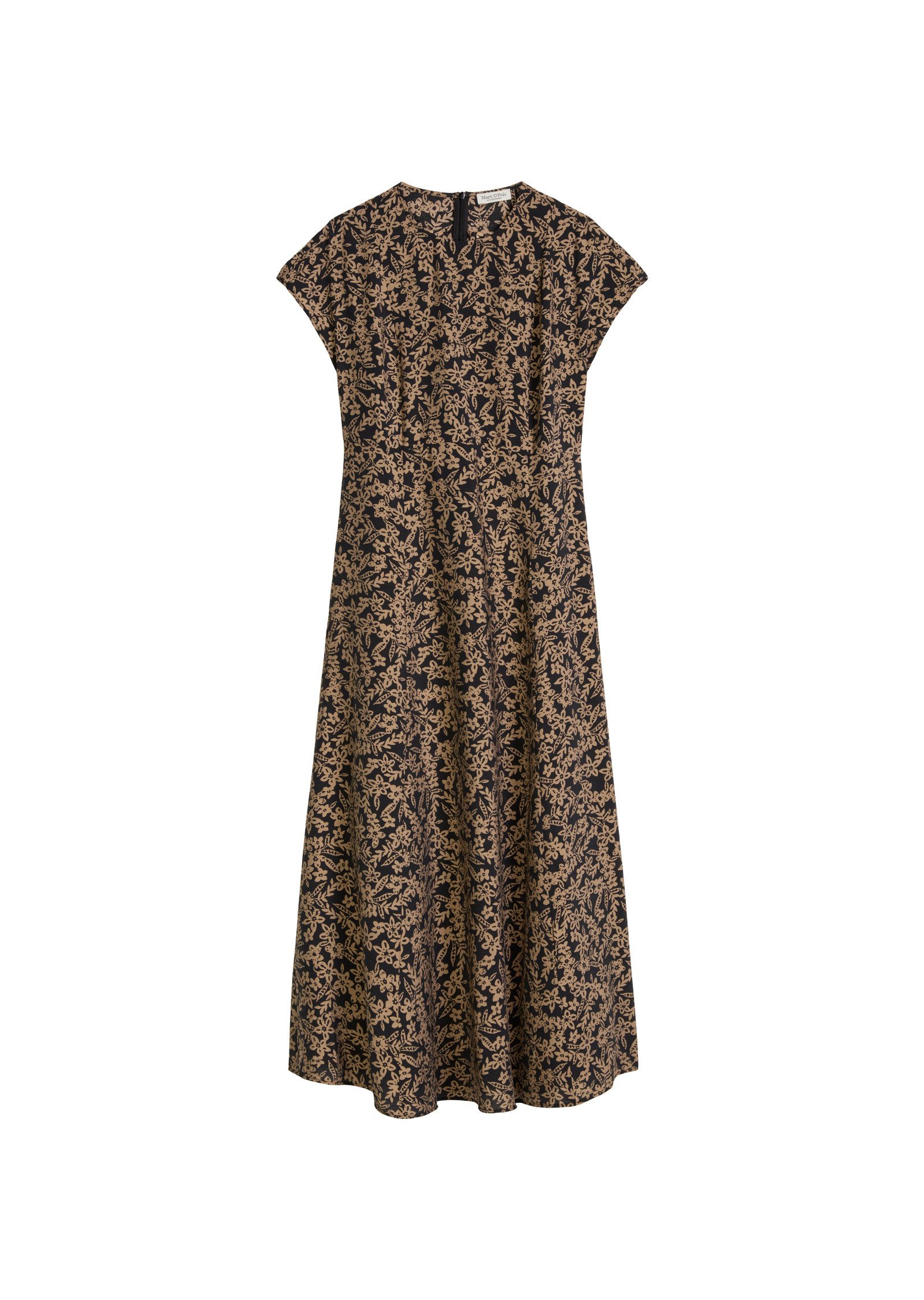 Druckkleid aus bedrucktem Viskose-Mix