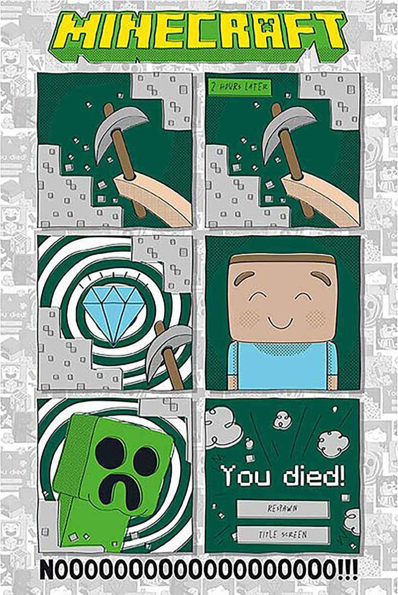GB eye Poster Minecraft Poster One last Diamond 61 x 91,5 cm