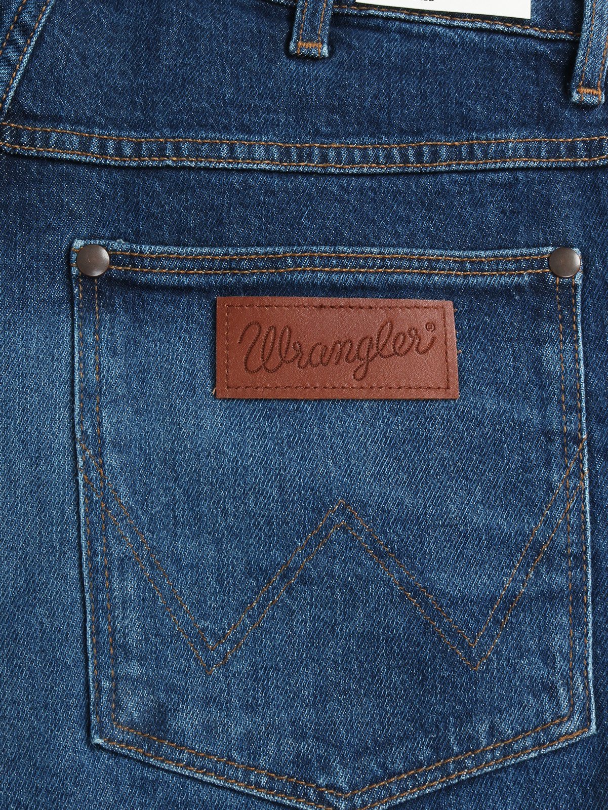 Wrangler Tapered-fit-Jeans Regular Fit mit zulaufendem Bein - RIVER FADED HARVEST