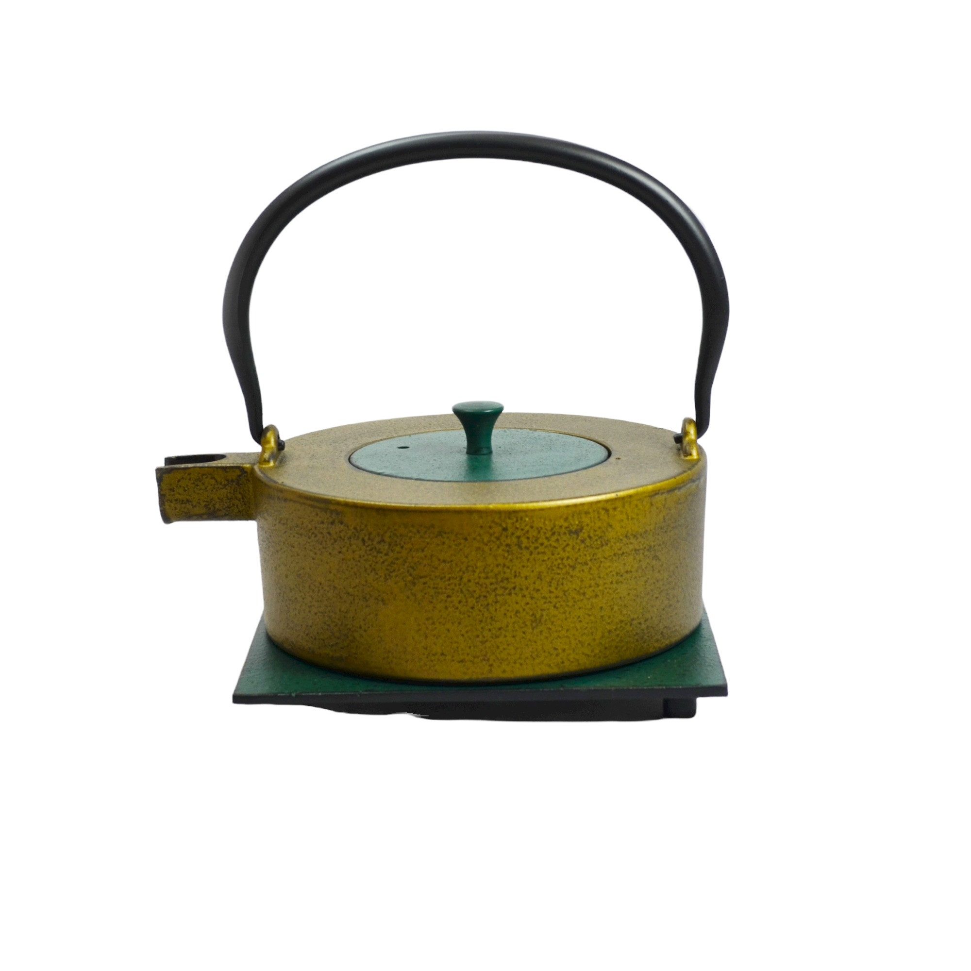 JA-UNENDLICH Teekanne HeiiNa mix, 0.8 l, Gusseisen handgefertigt im Sandgussverfahren, innen emailliert