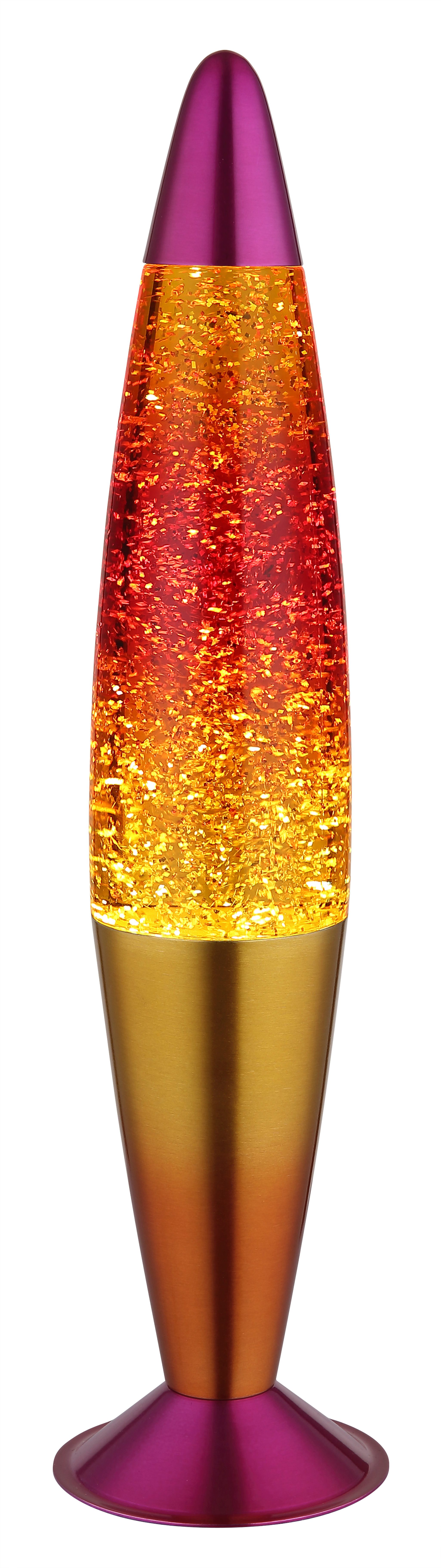 GLOBO LIGHTING Tischleuchte ETNA, LED fest integriert, Warmweiß, Tischlampe Glitterleuchte Deko-Tischleuchte Schlafzimmer