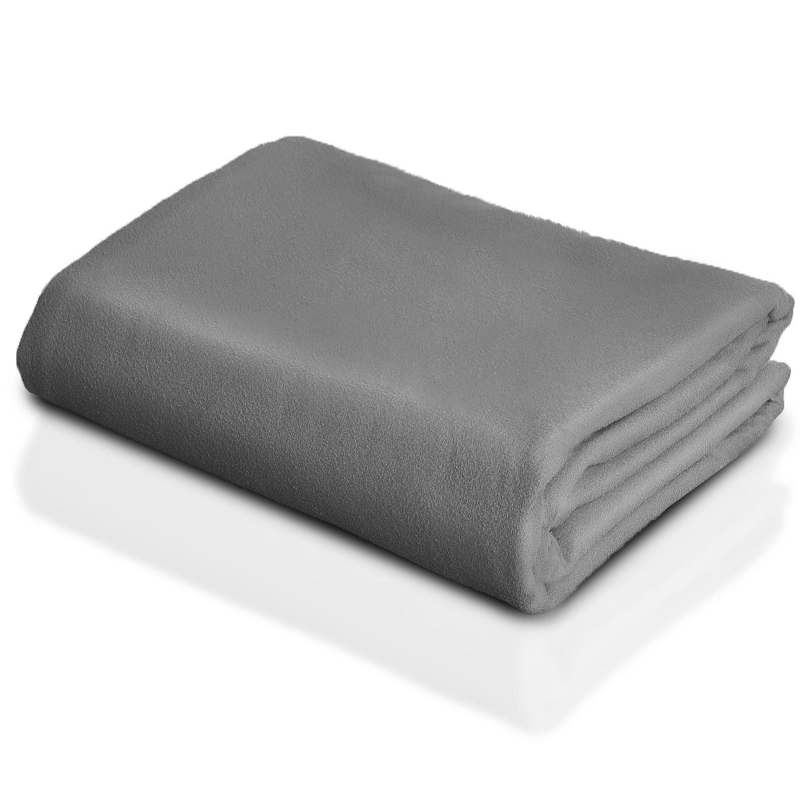 Floordirekt Handtuch Mikrofaser-Handtuch Magic Dry, Saugstark, schnelltrocknend Grau