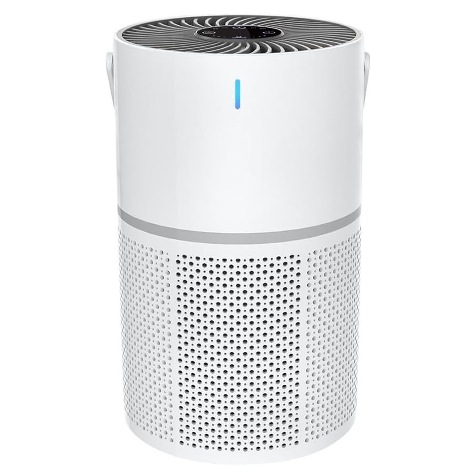 OKWISH Luftreiniger Tragbarer Luftfilter Всеrgiker Luft Air Purifier, für 20 m² Räume, mit HEPA-Filter 3-in-1 Filtersystem 3 Geschwindigkeiten 22dB