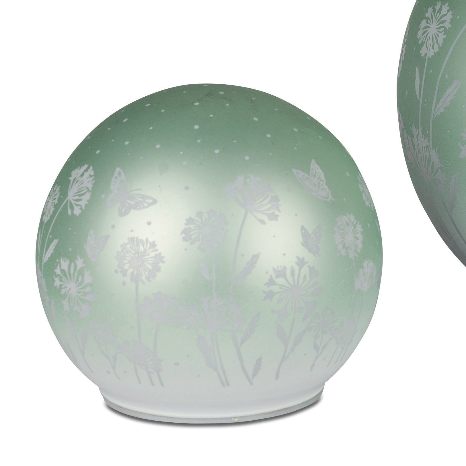 formano Kugelleuchte Blumenwiese, Mit Timerfunktion, Grün, Motiv: Blumenwie günstig online kaufen