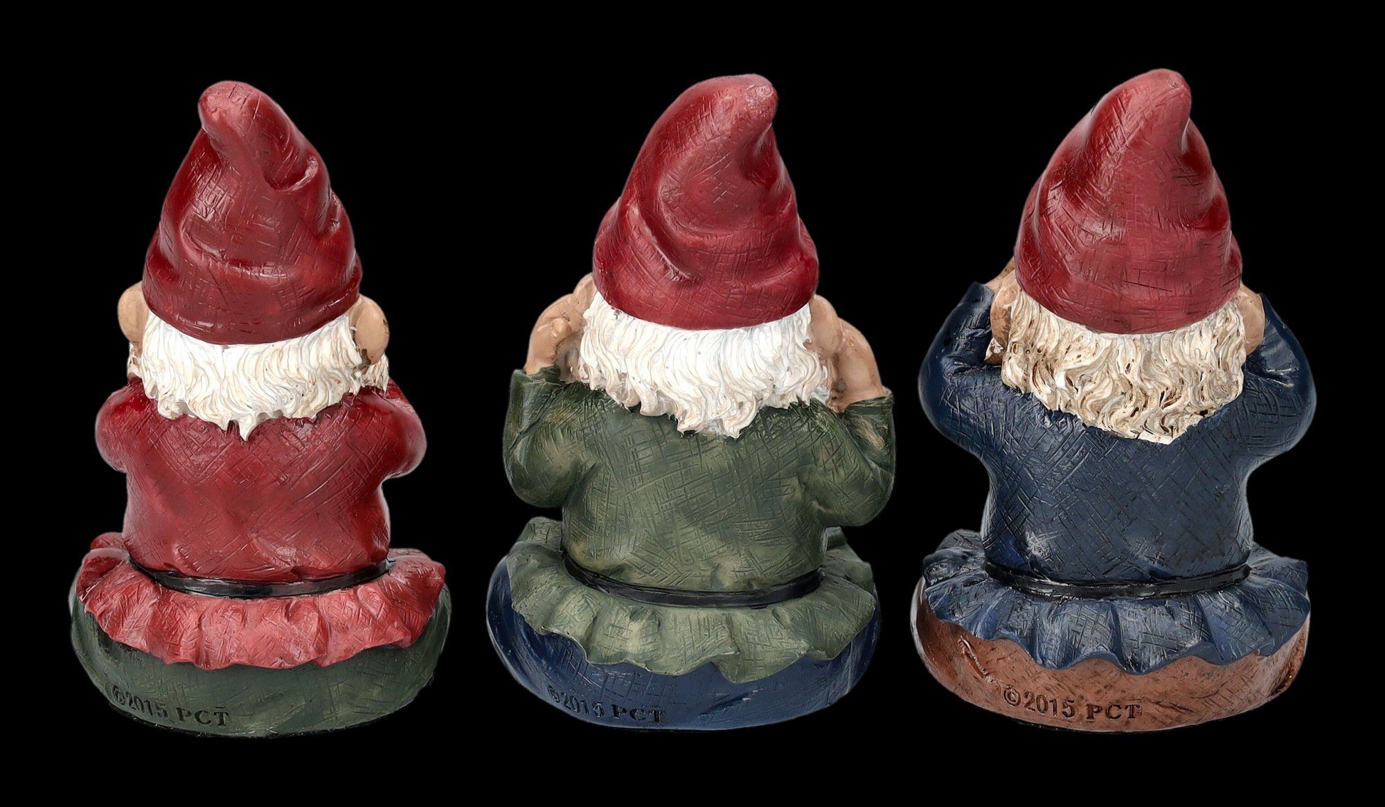 Figuren Shop GmbH Dekofigur Zwergen Figuren - Nichts Böses - Gartenzwerg Dekofigur Fantasy