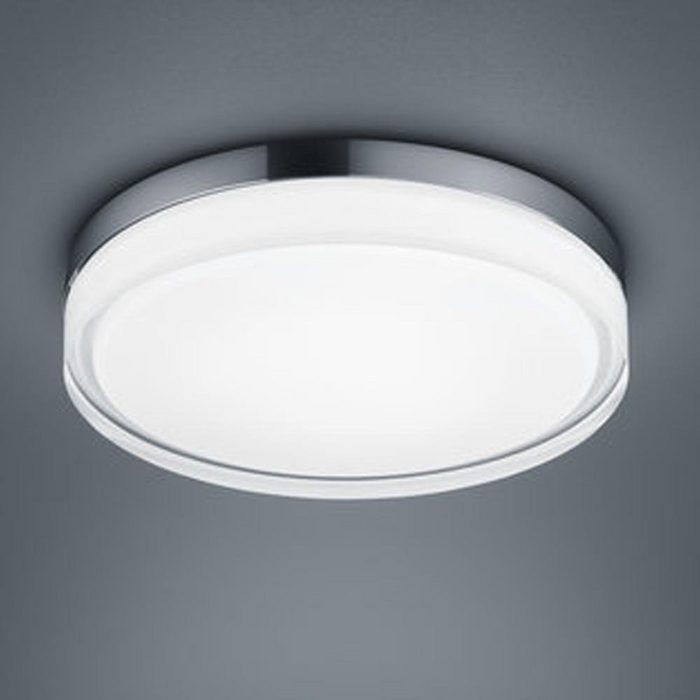 Helestra Spiegelleuchte LED Deckenleuchte Tana in Chrom 22W 1640lm IP44 keine Angabe Leuchtmittel enthalten: Ja fest verbaut LED warmweiss Badezimmerlampen Badleuchte Lampen für das Badezimmer