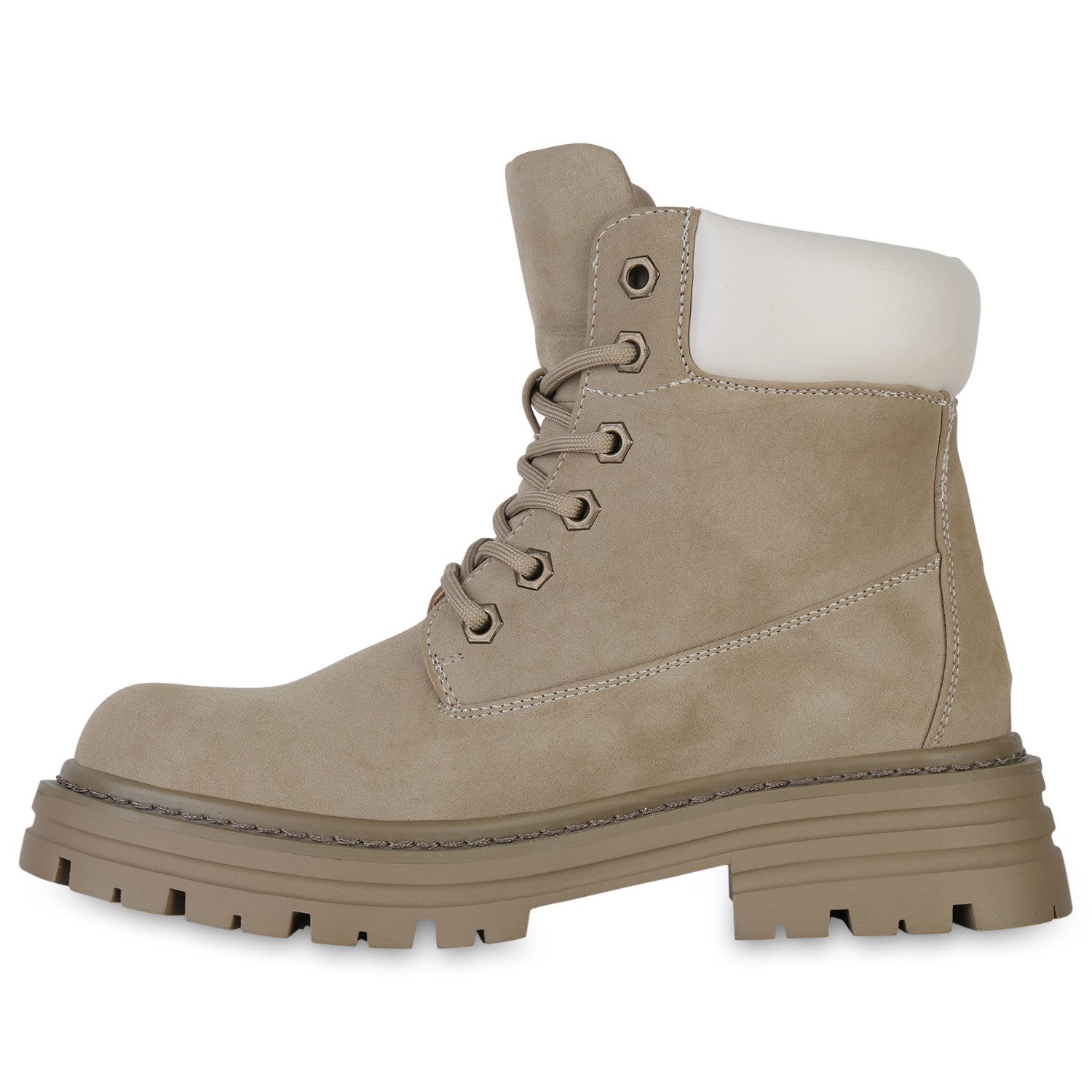 VAN HILL 840542 Stiefelette Damen Worker günstig online kaufen