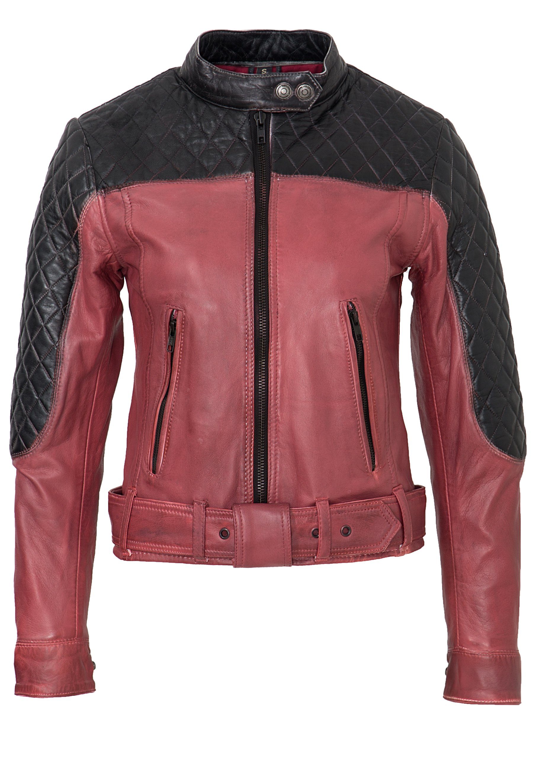 Look Racing QueenKerosin Lederjacke 2-farbig,