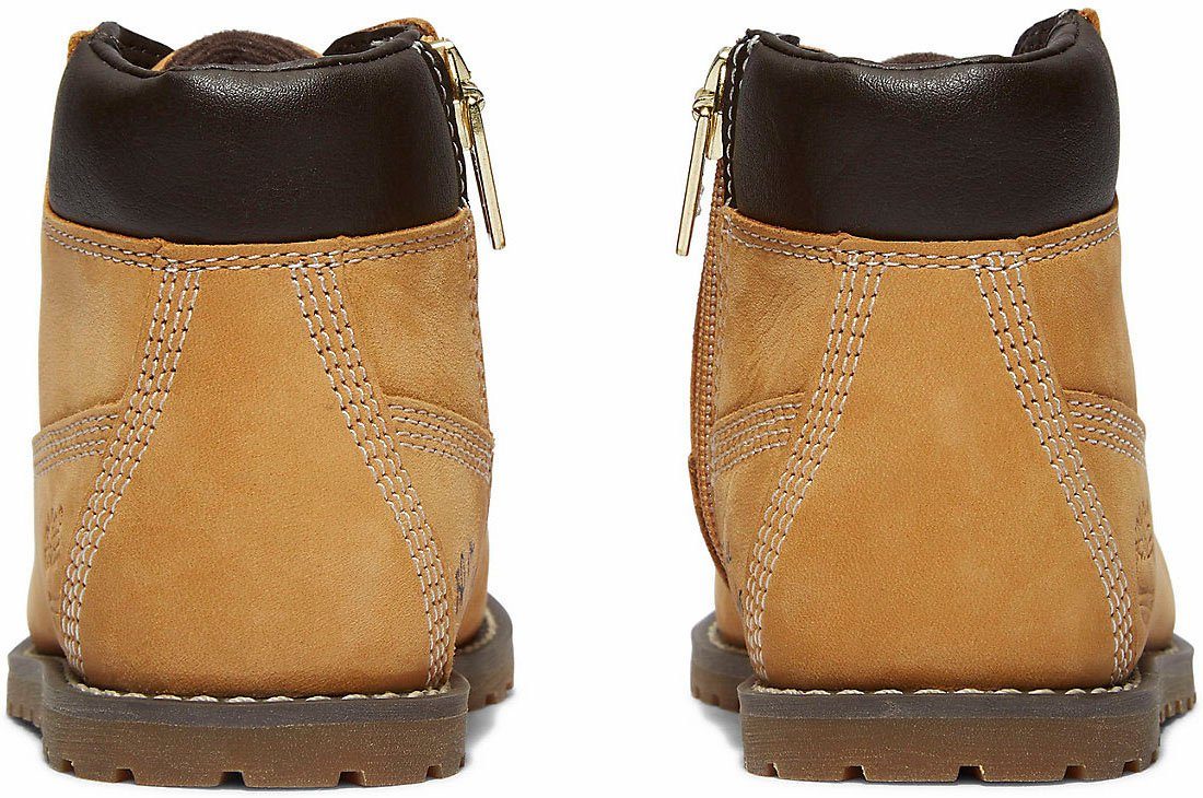 Timberland POKEY PINE MID LACE UP WITH ZIP BOOT Schnürboots (für Kinder) Winterstiefel, Schnürstiefel, Winterschuhe – Bild 5 von 5