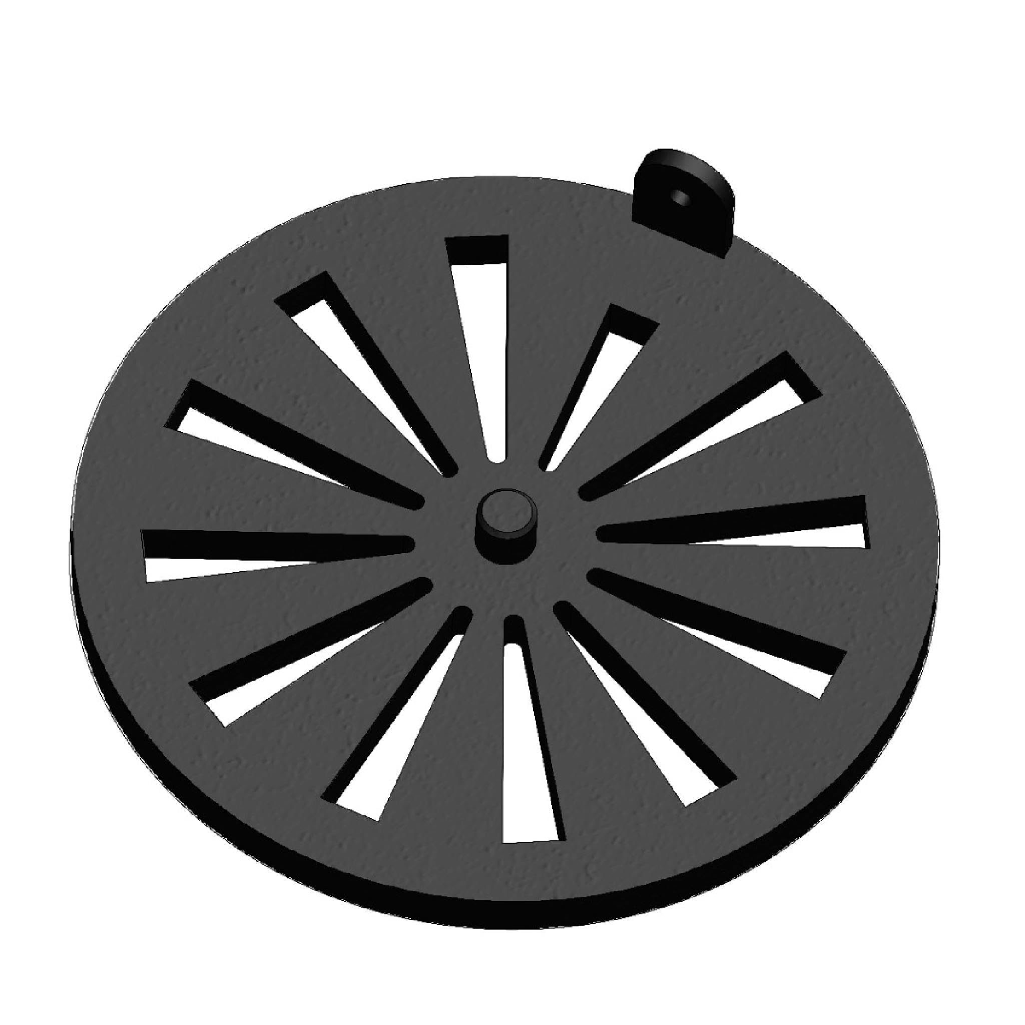 Feuerfest 123 GmbH Ofenrost Kaminrost / Ascherost Ø 172x10mm passend für RAIS**, feuerfest & hitzebeständig - passgenau gefertigt in Deutschland