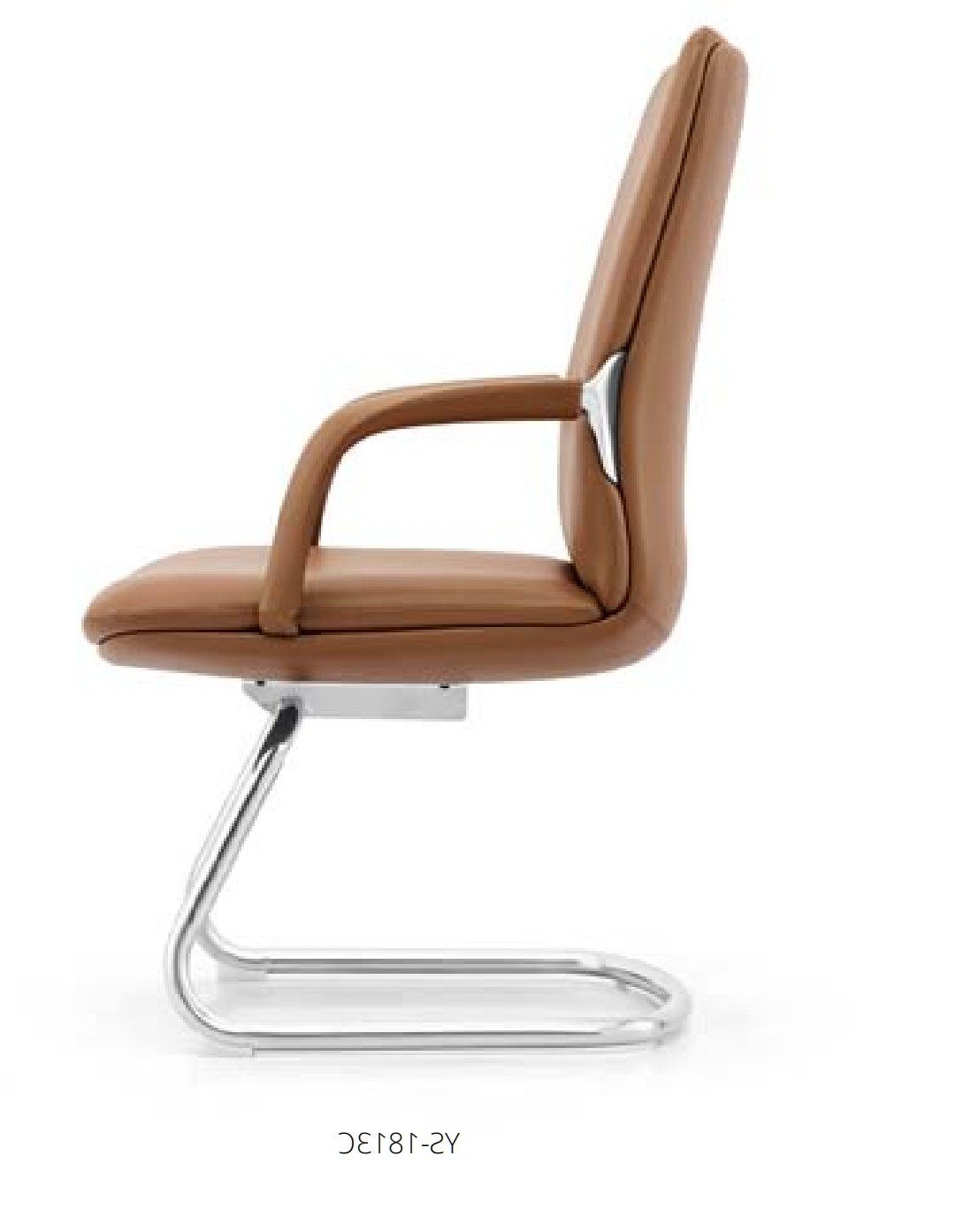 Xlmoebel Freischwinger XLMOEBEL Kunstleder-Sessel mit Edelstahlgestell, modern und bequem, Made in Europa