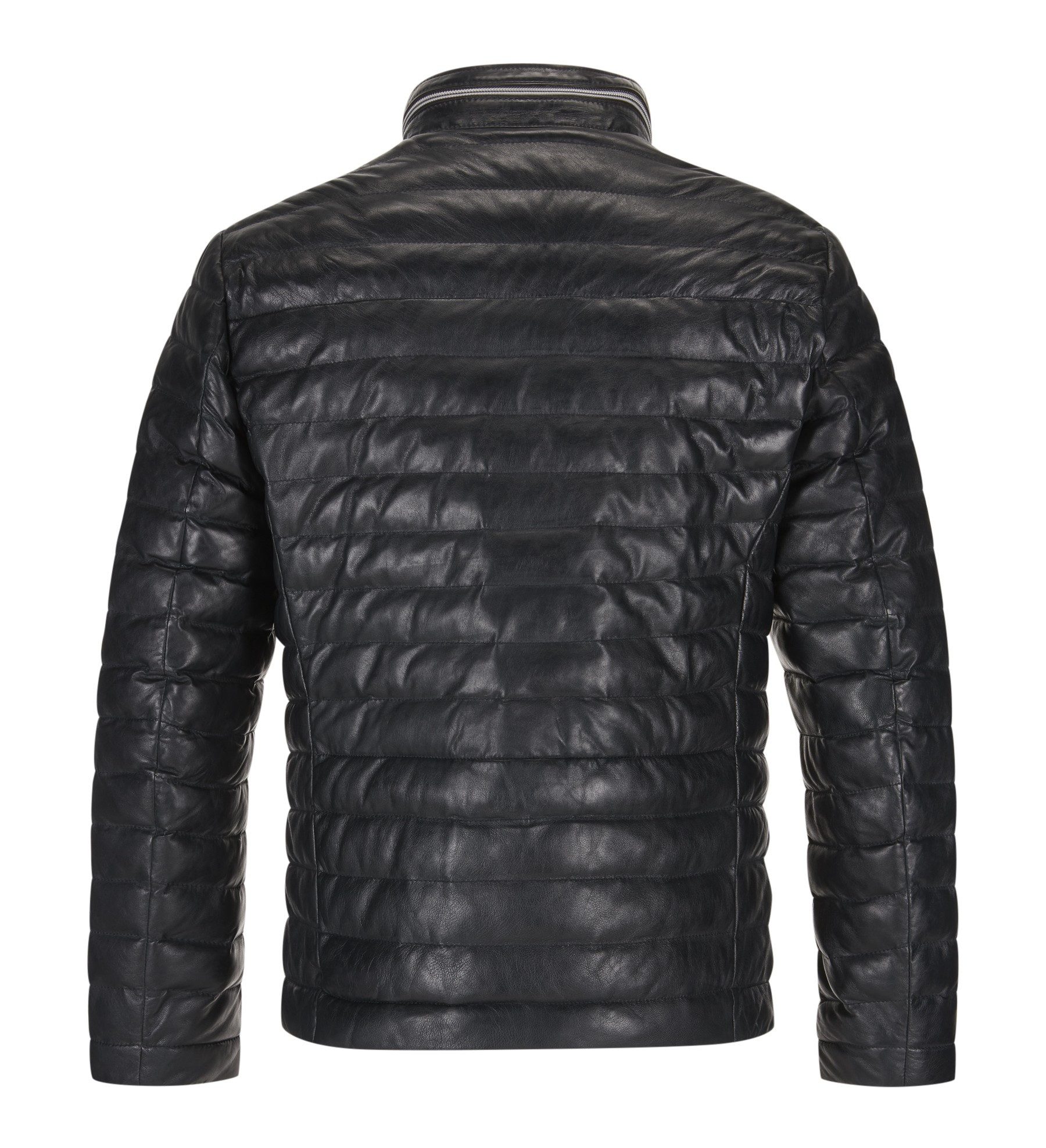 Milestone Lederjacke MSMalik Steppjacke aus Lammleder mit hautsympathischem Futter