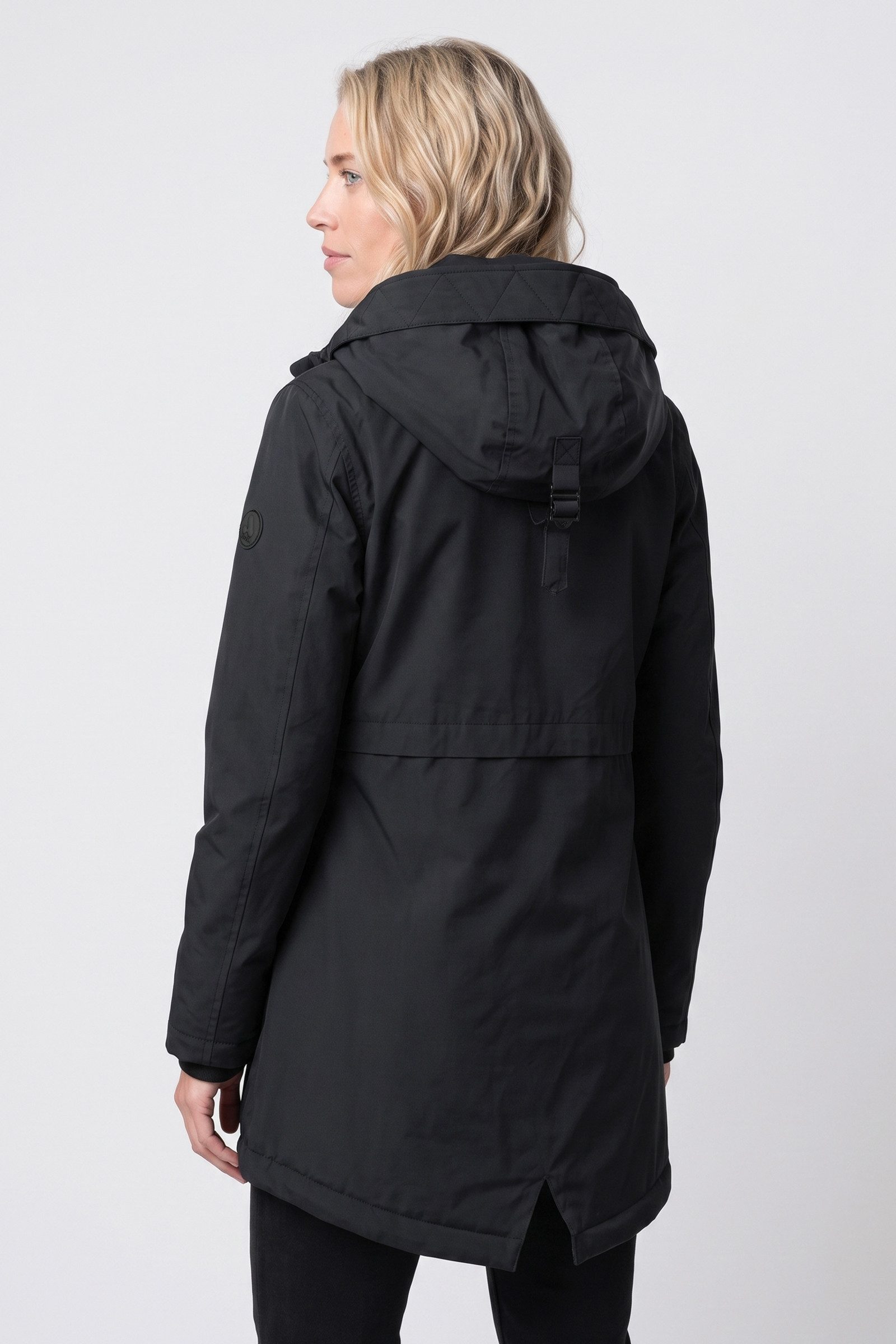 Alife & Kickin Winterjacke Damen MaluAK A Winterjacke, Jacke Kapuze am Stehkragen, Zwei-Wege-Reißverschluss, Regular Fit – Bild 3 von 5