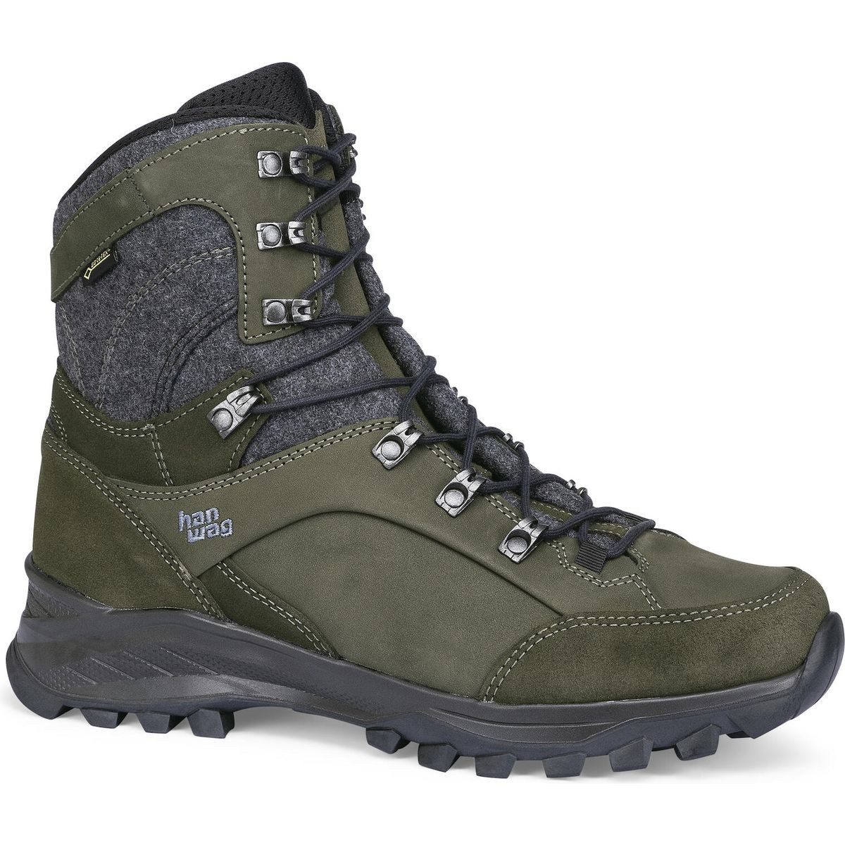 Hanwag Banks Winter GTX Winterstiefel Hoch geschnittener Wanderschuh für Herren mit wasserdichtem Leder