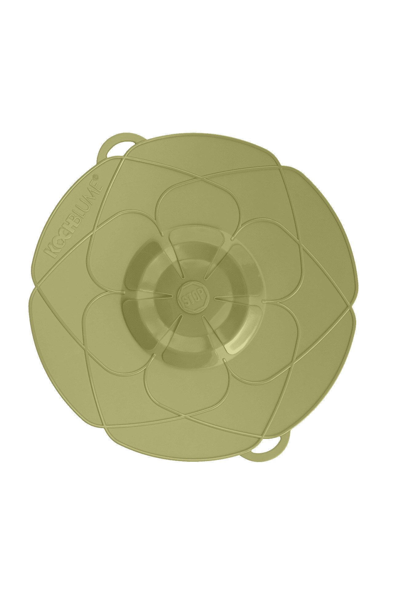 Kochblume Überkochschutz Kochblume Universaldeckel Kochblume Größe XL in Olive