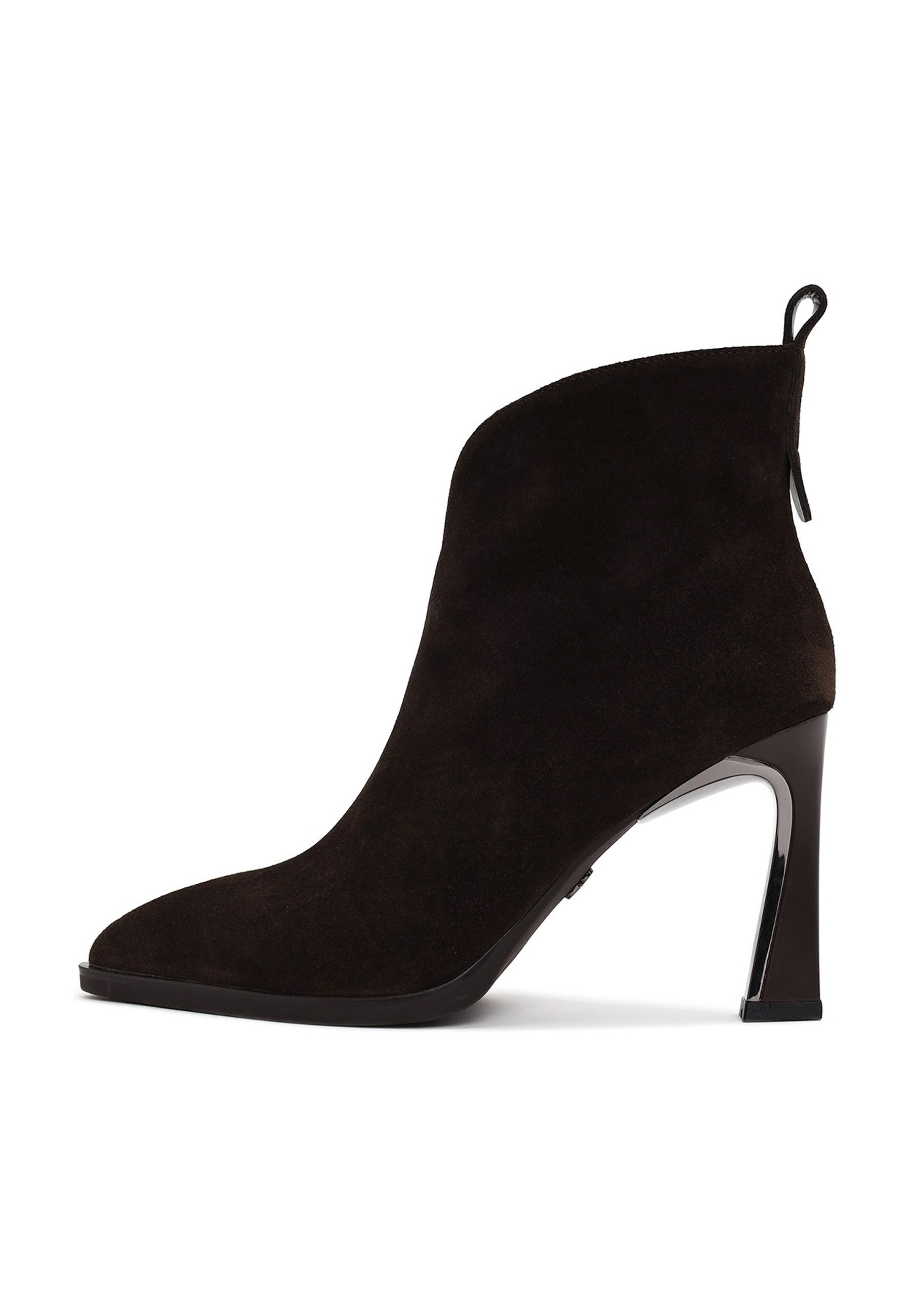 Derimod Wildleder-Stiefeletten Mit Blockabsatz Ankleboots