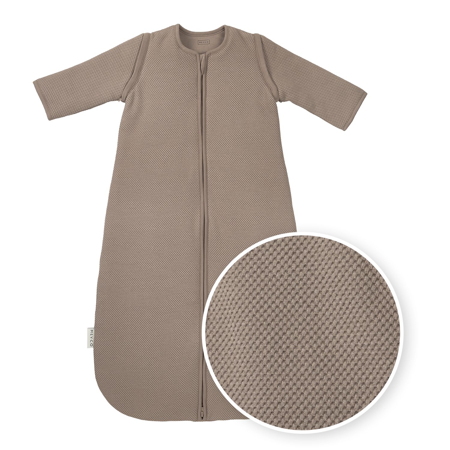 Meyco Baby Babyschlafsack Dark Taupe (1 tlg), 70cm