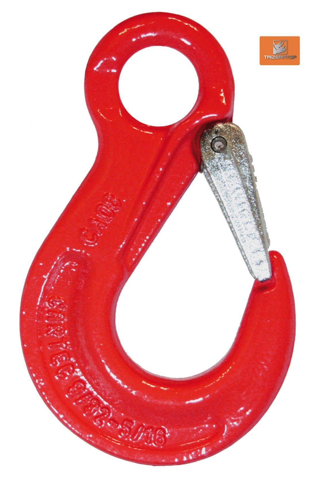 TRIZERATOP Wendehaken Lasthaken, Ösenhaken GK8 13 mm 5,3t Ösenlasthaken, -], Lasthaken, Ösenhaken GK8 13 mm 5,3t Ösenlasthaken